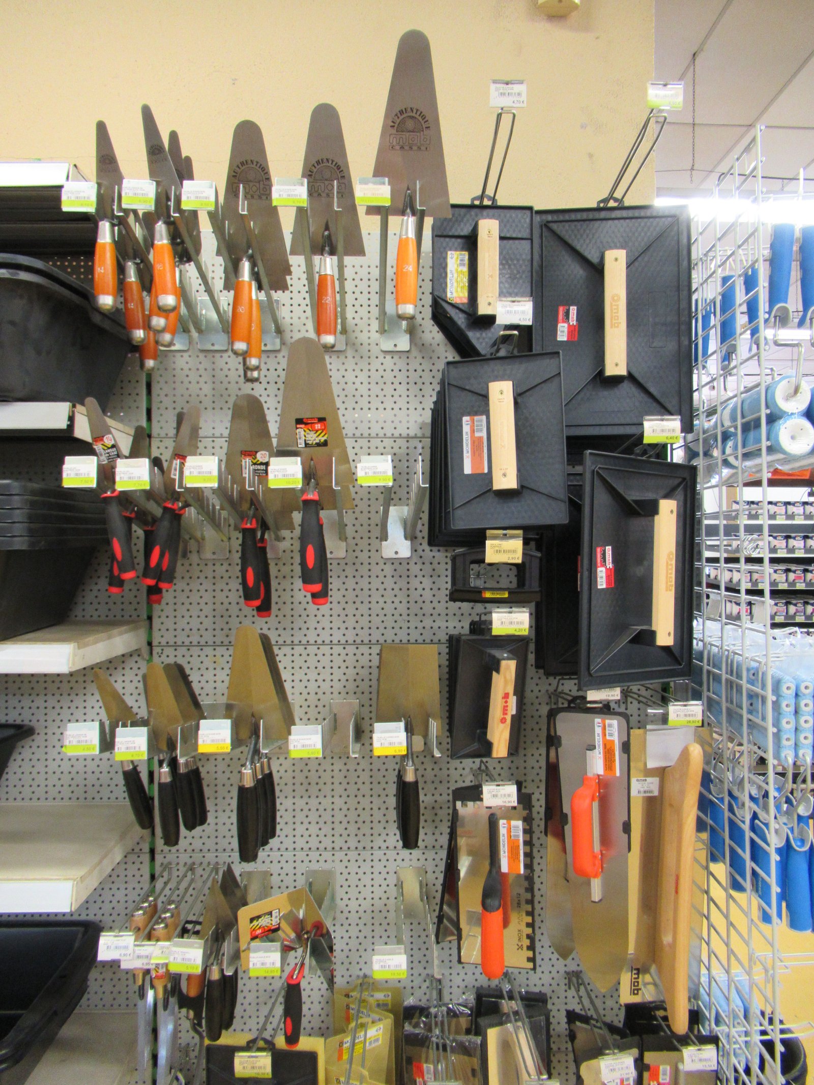 Truelles et taloches