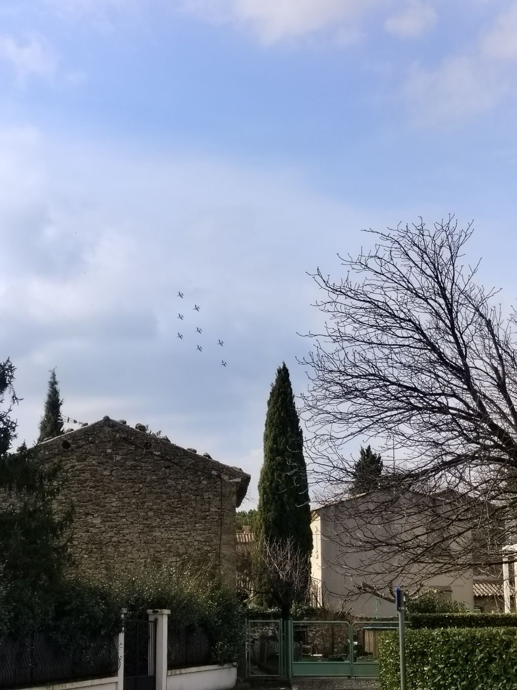 Patrouille de France en plein air photo gratuite