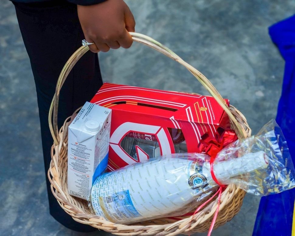 Panier cadeau photo gratuite