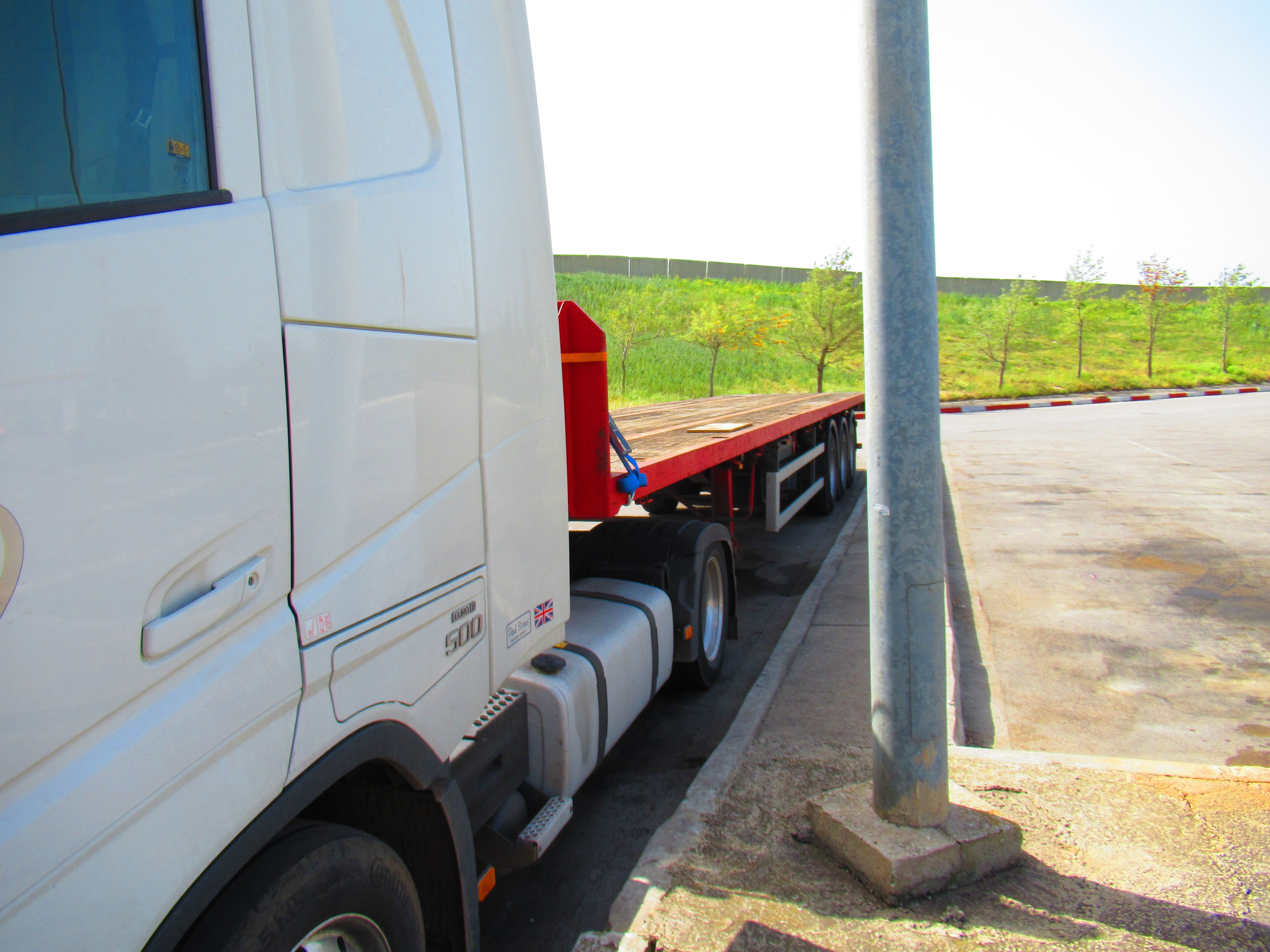 Camion semi remorque