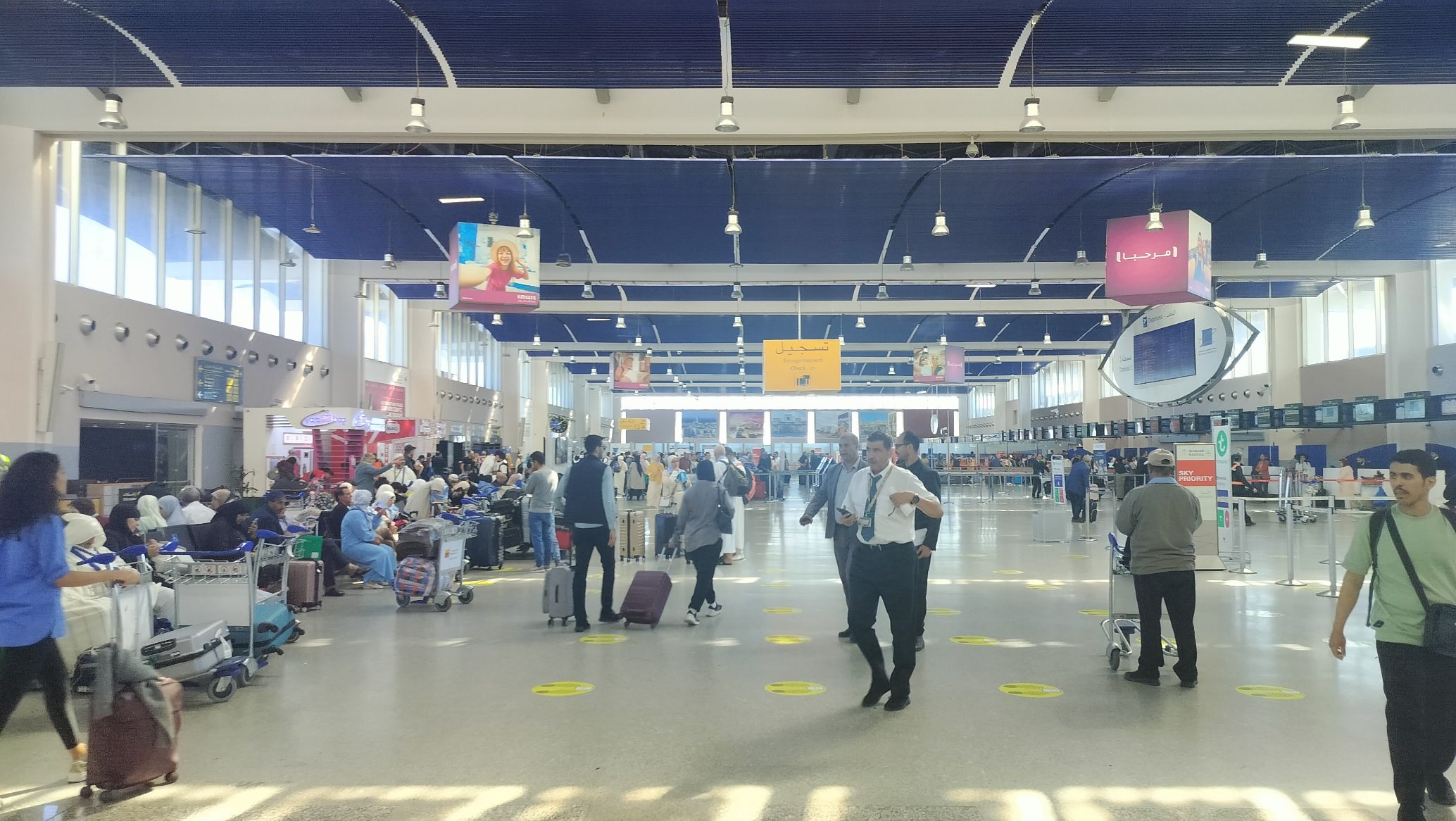 Aéroport International Mohammed V de Casablanca au Maroc