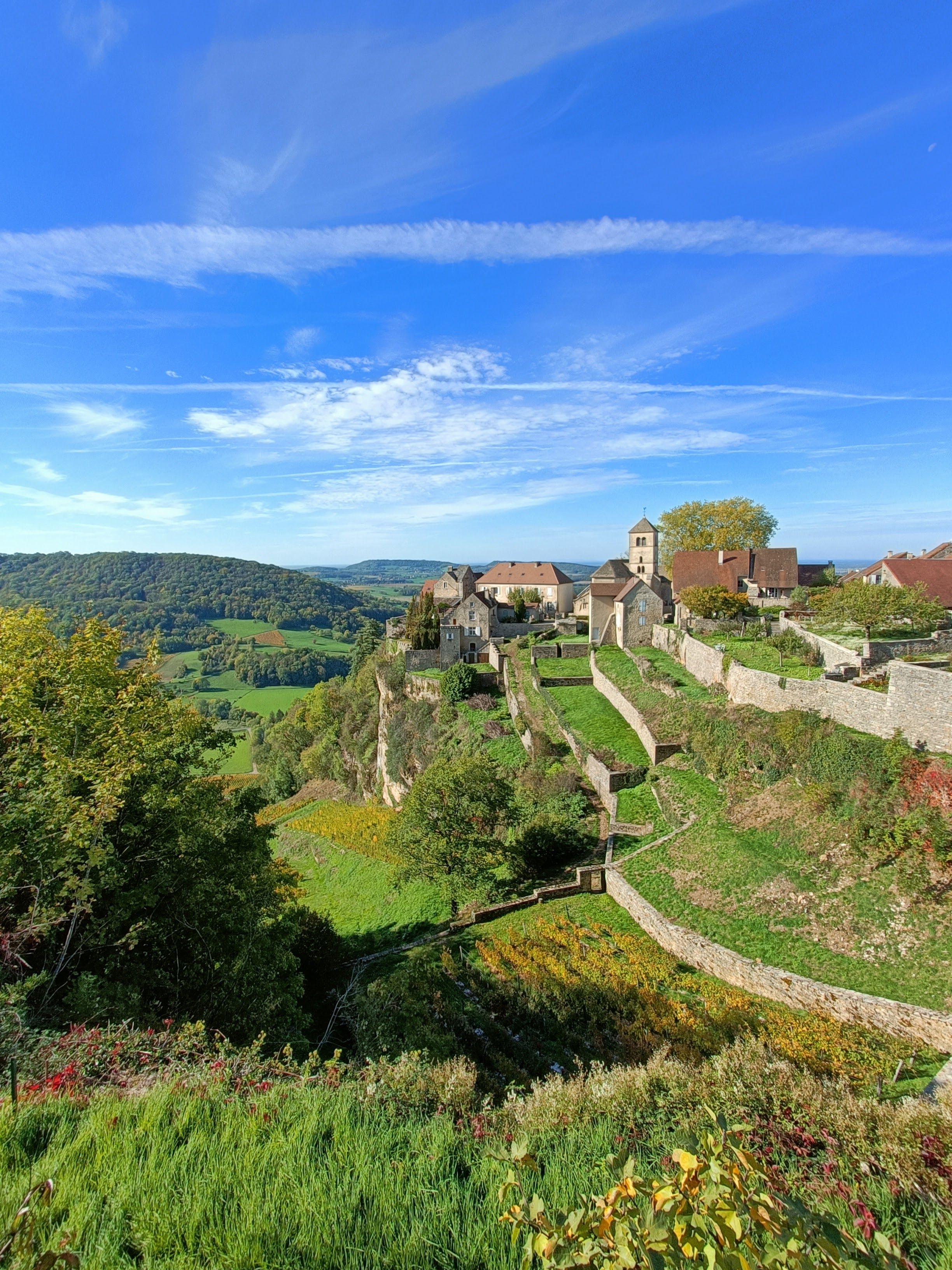 Château-Chalon du Jura en France