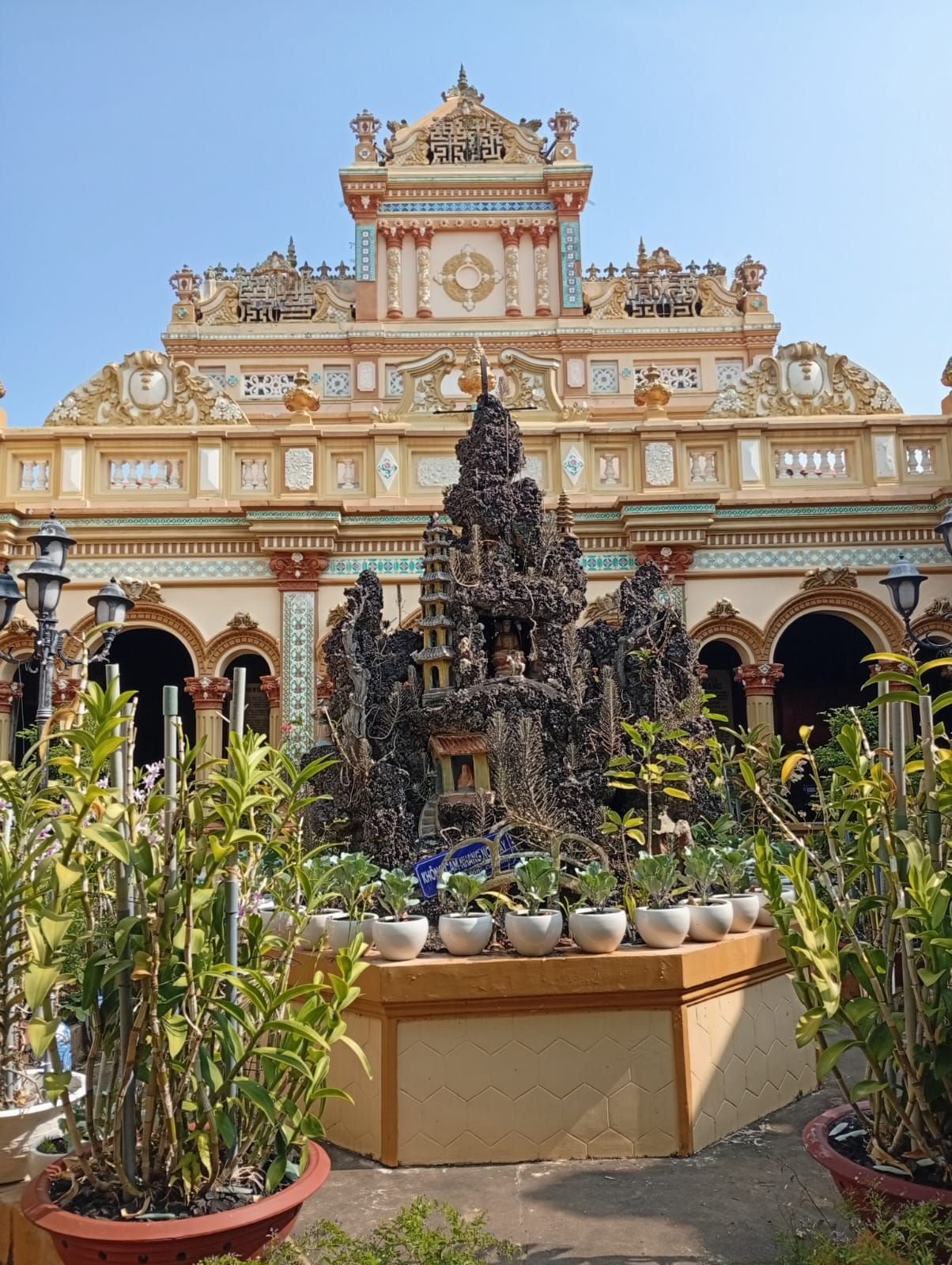 Jardin de la pagode Vinh Trang, Vietnam, photo gratuite