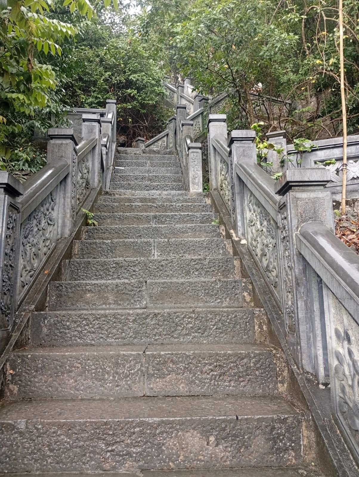 Des marches en pierre menant vers le temple, Vietnam, photo gratuite