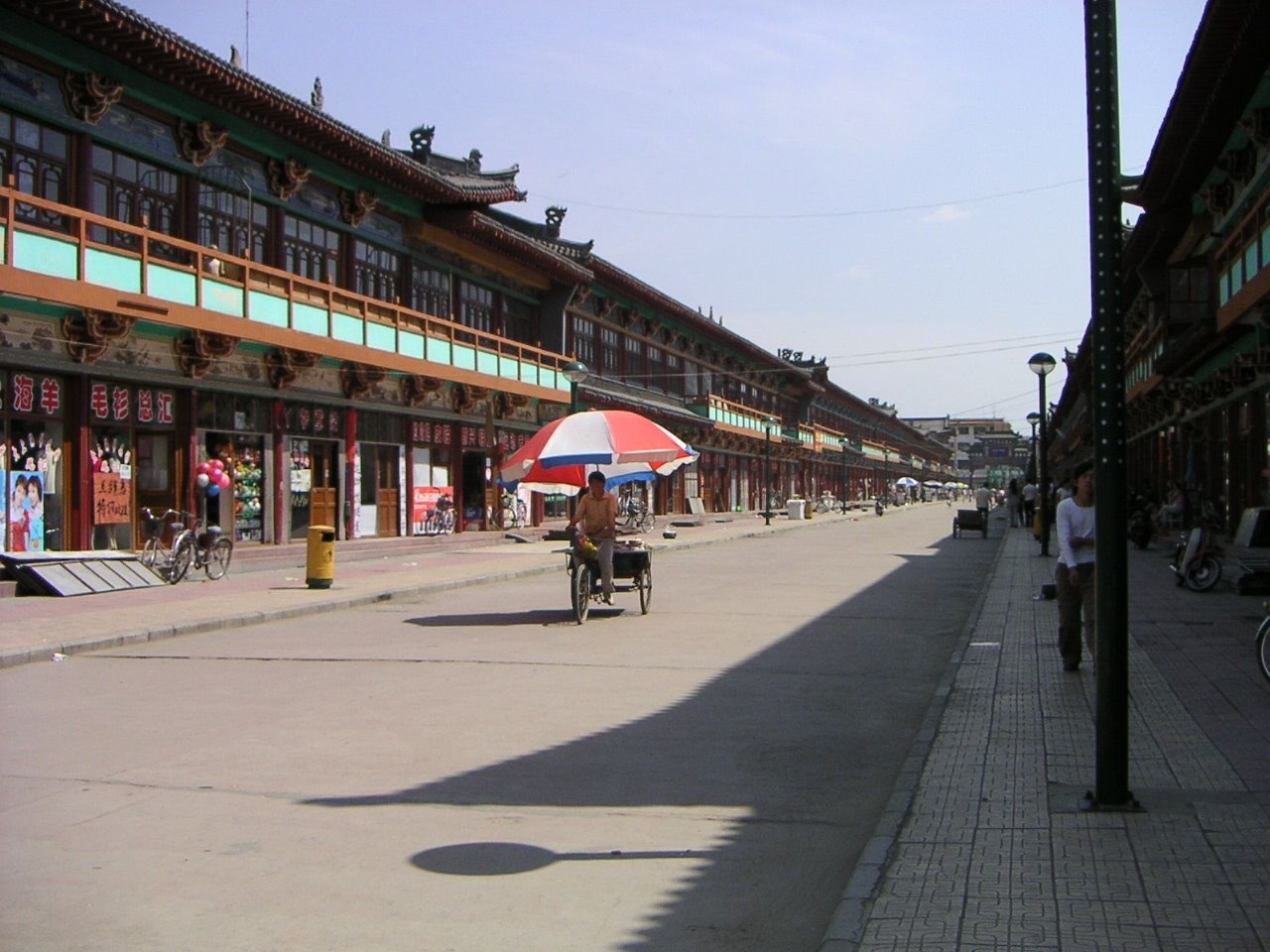 Avenue du marché chinois, personne sur une bicyclette, Asie photo gratuite