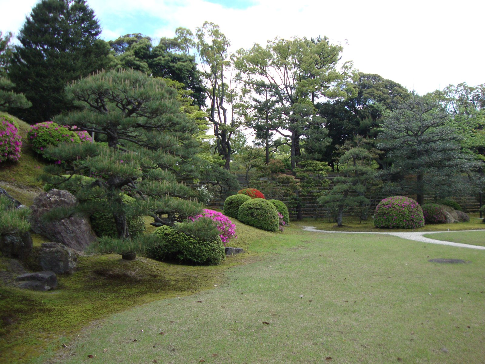 Jardin dans le palais impérial de Kyoto, Japon, Asie, photo gratuite