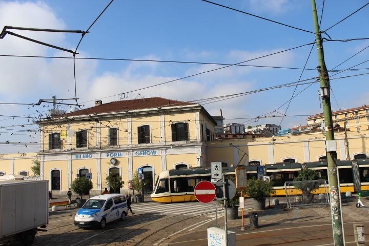 La gare de Milano Porta Genova, photo gratuite