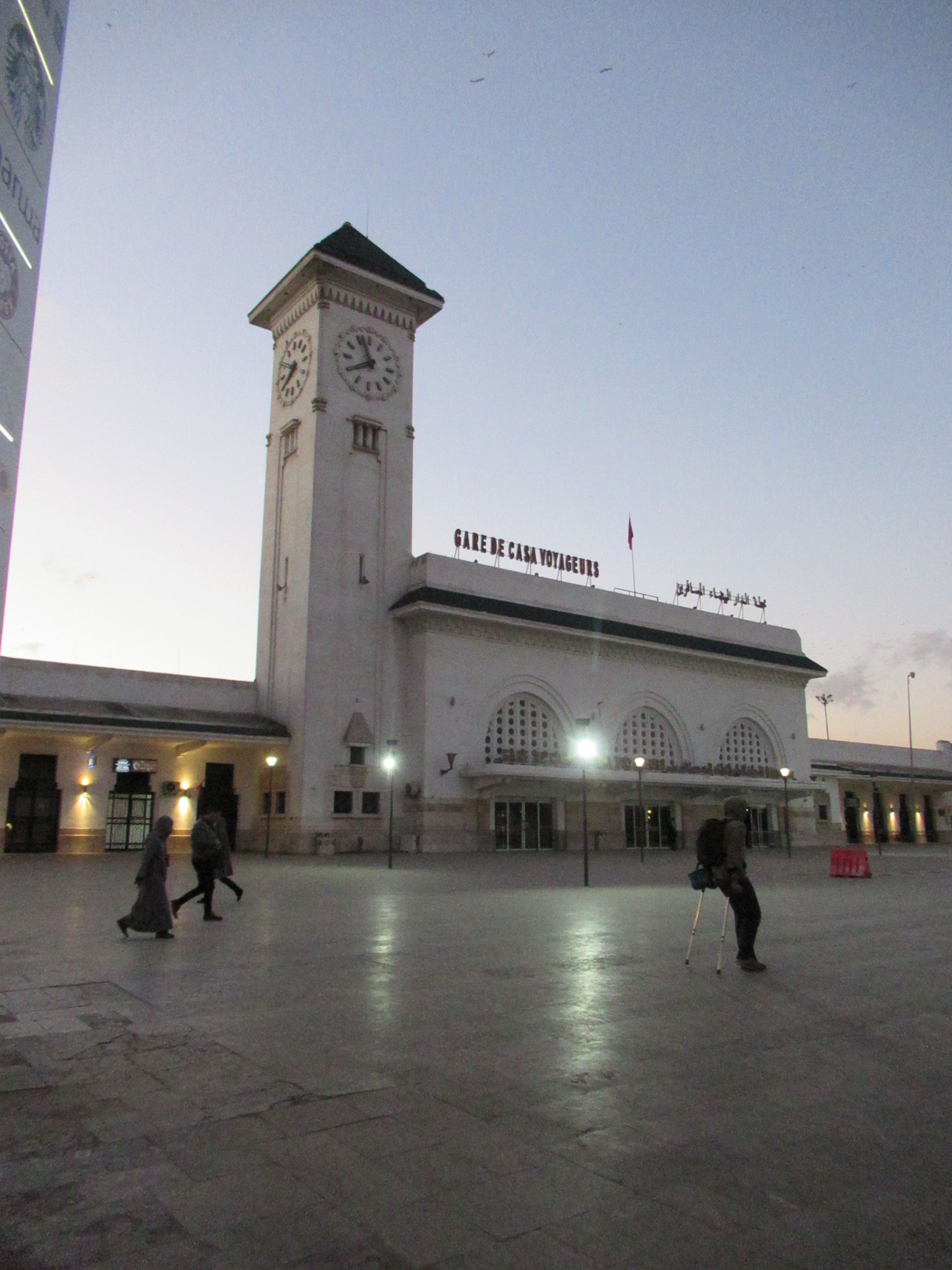 Gare de Casa-Voyageurs à Casablanca au Maroc