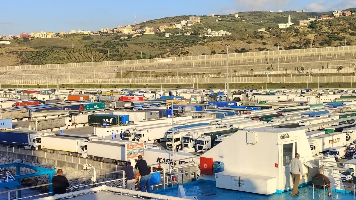 Complexe portuaire de Tanger Med au Maroc, photo gratuite