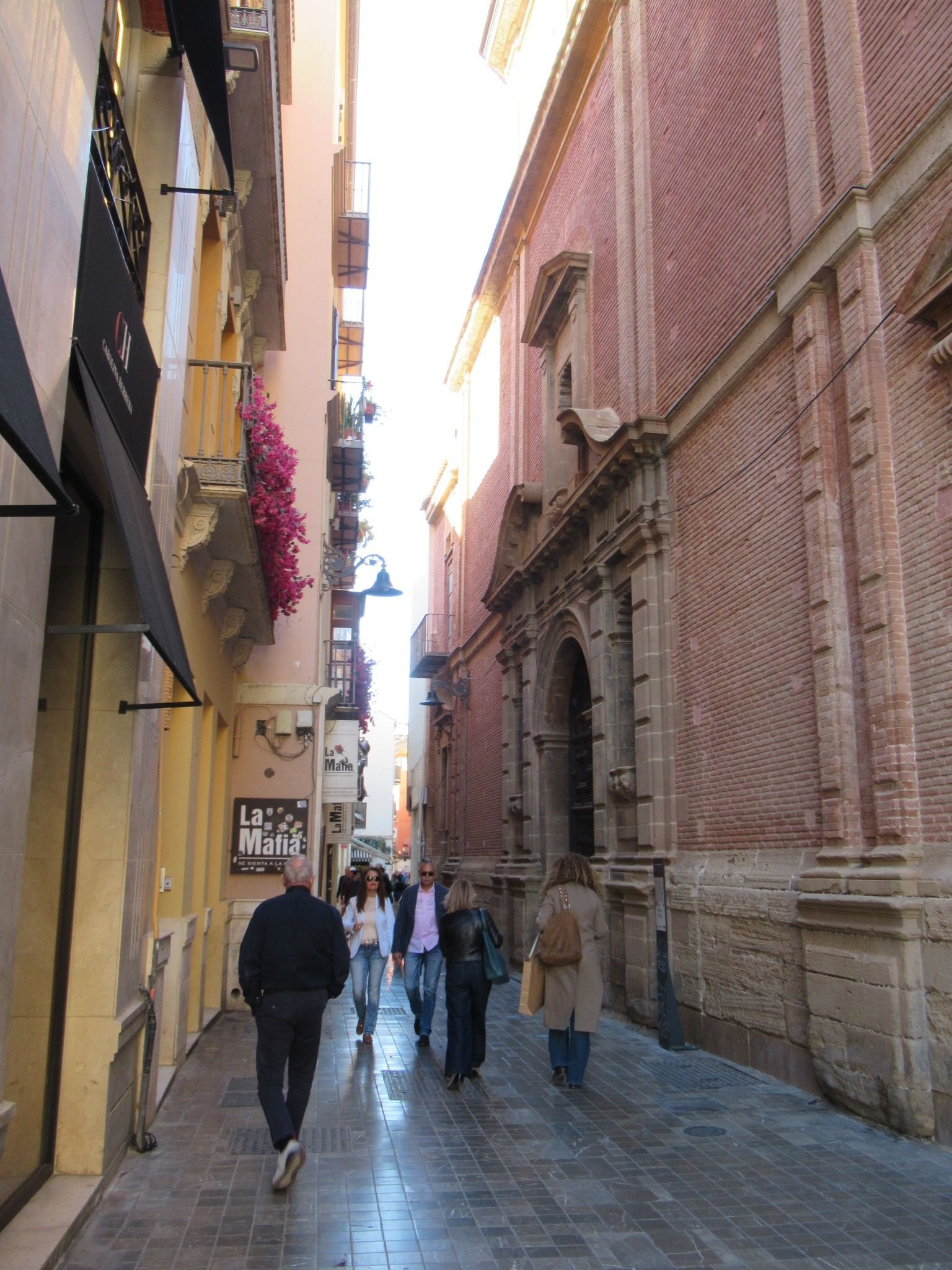 Une ruelle de la ville de Malaga, photo gratuite