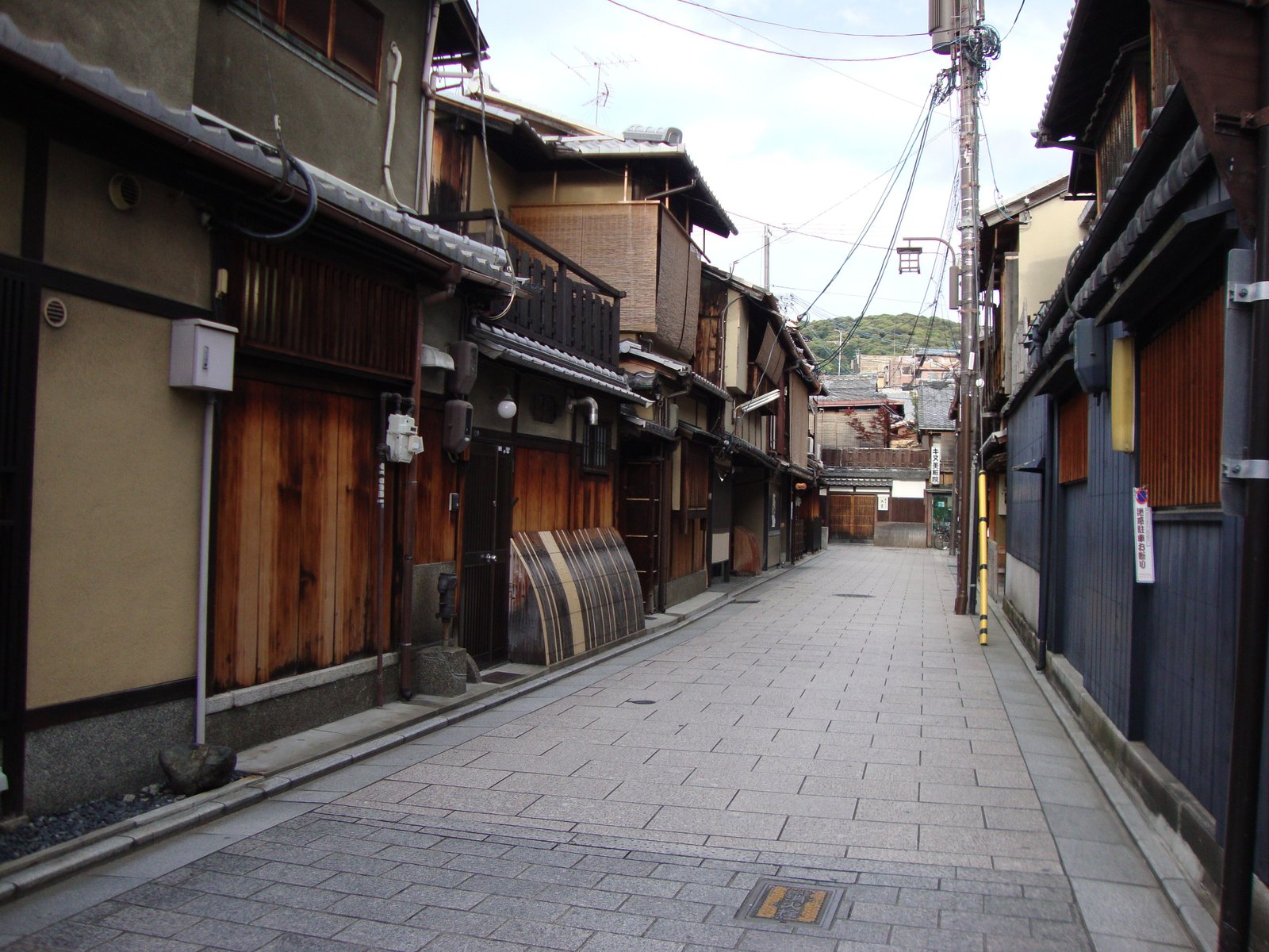 Rue déserte à Kyoto au Japon en Asie photo gratuite