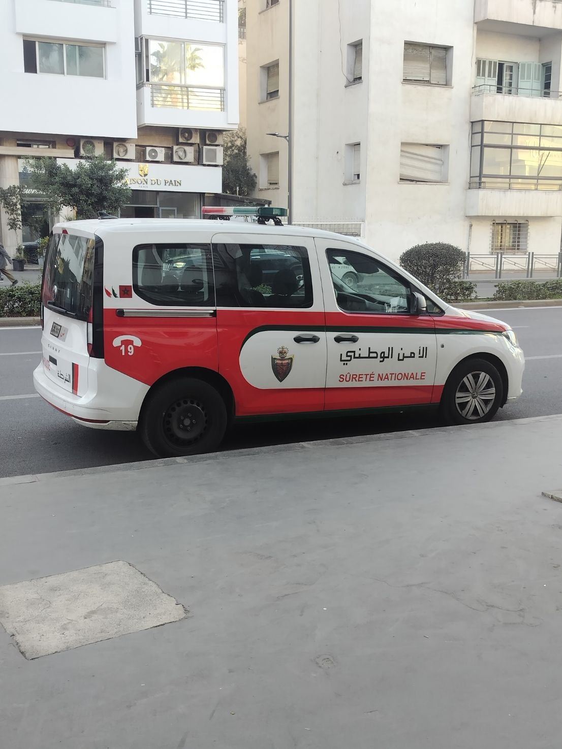 Une voiture de sécurité nationale, police, photo gratuite