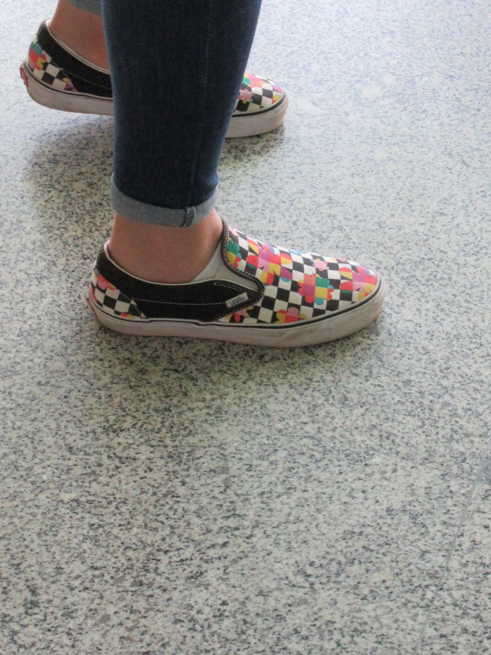 Chaussures VANS classiques fleuries