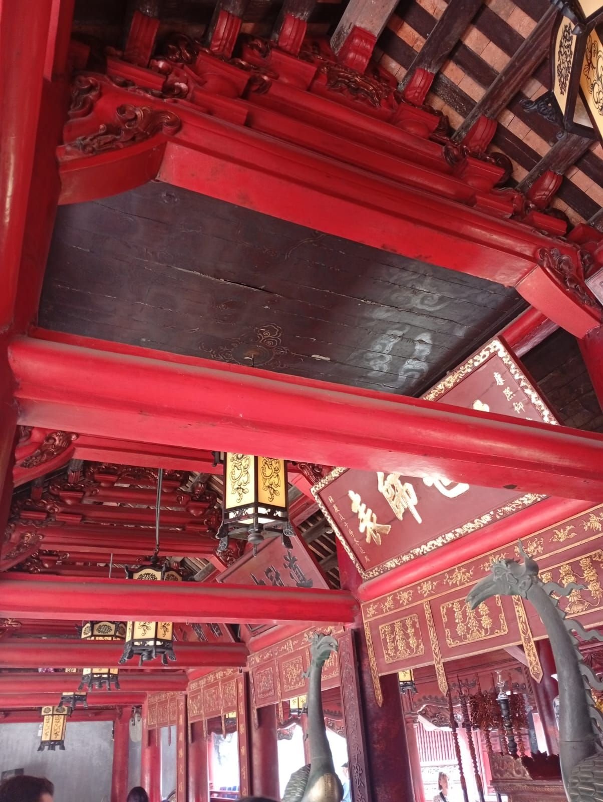 Intérieur du Temple de la Littérature à Hanoï, au Vietnam, photo gratuite