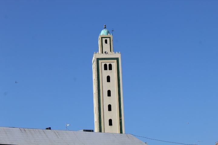 Sommet de la Mosquée Dakhla au Maroc