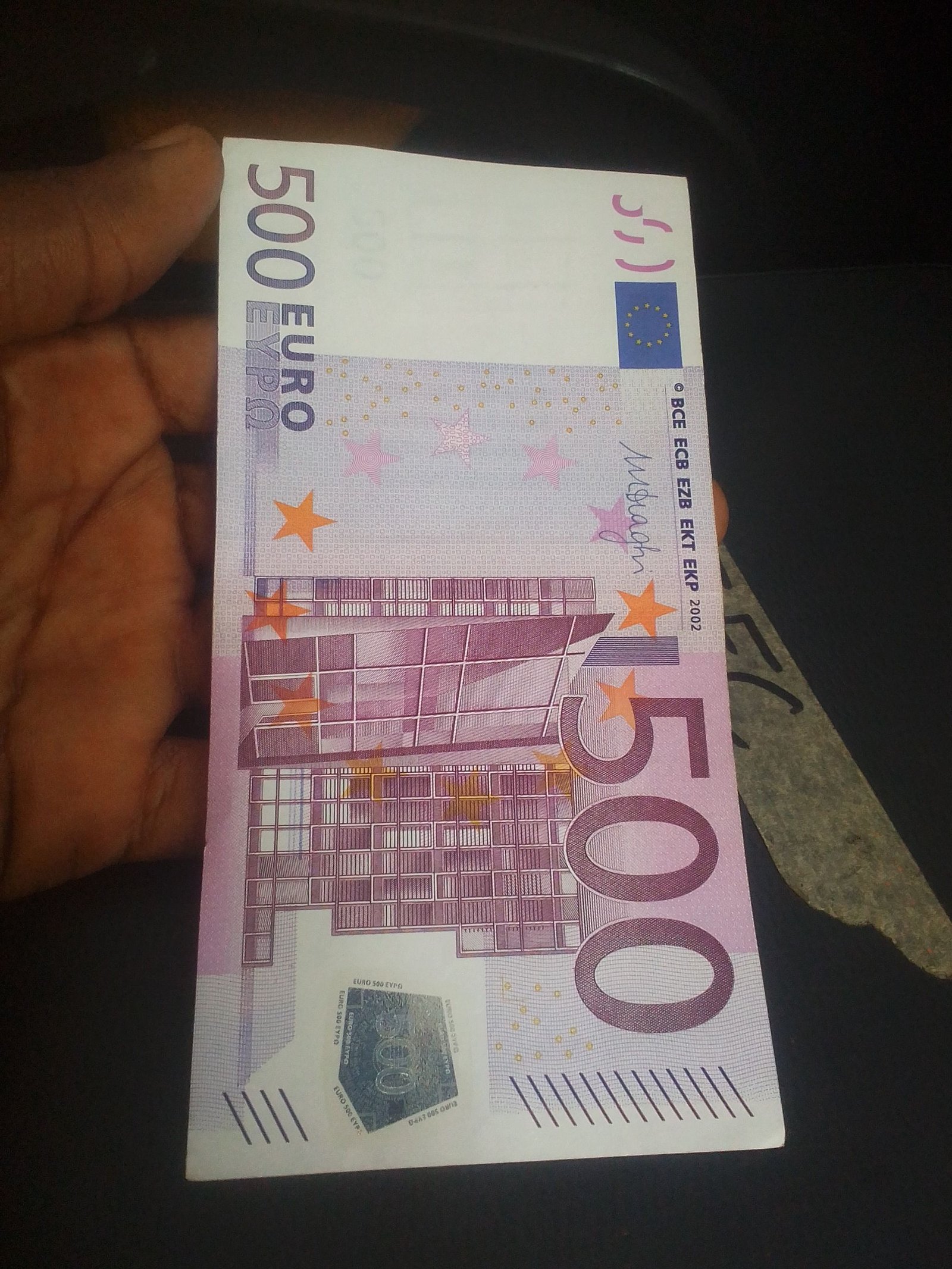 Un billet de 500 euros photo gratuite