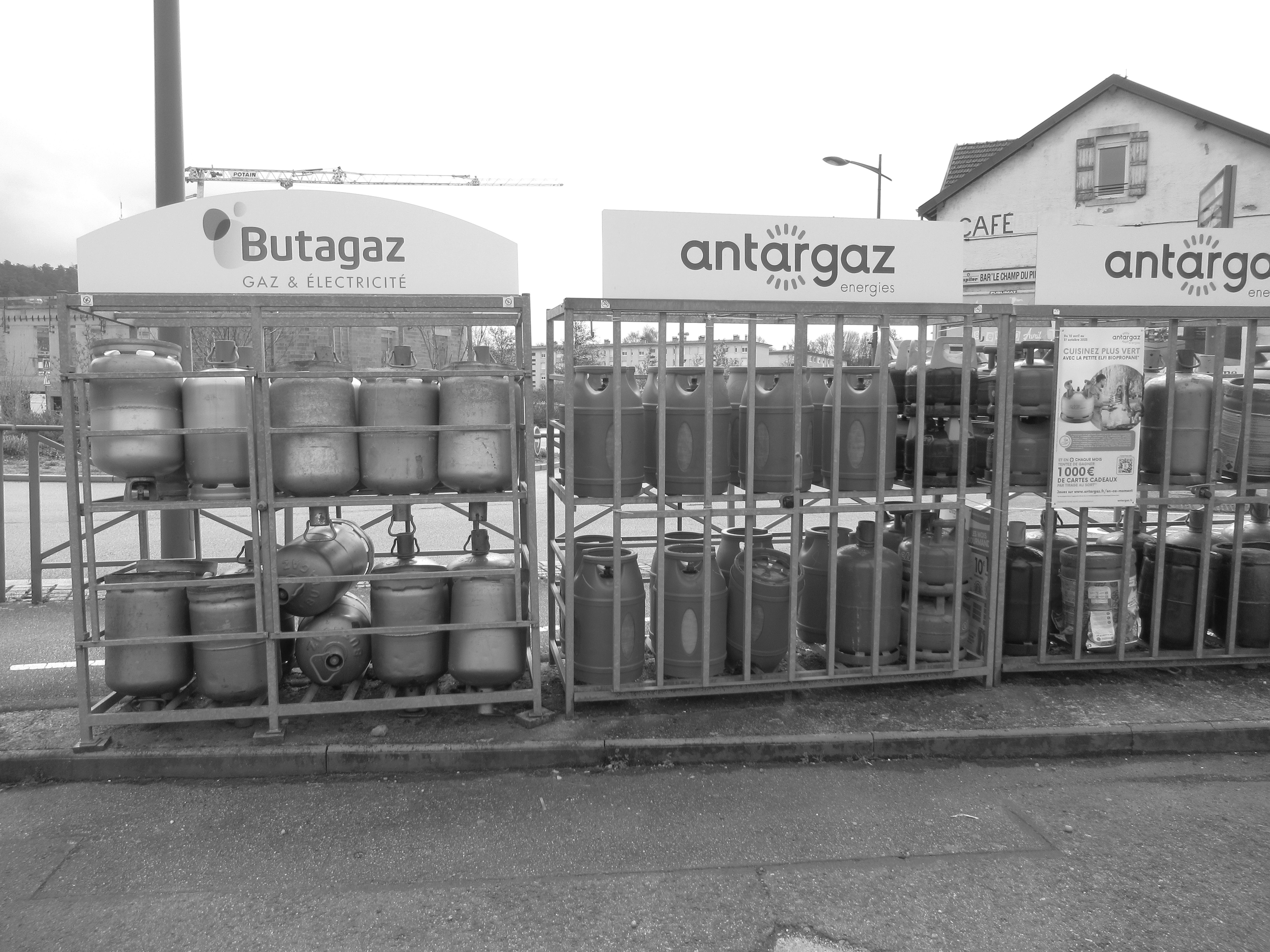 Bouteilles de gaz