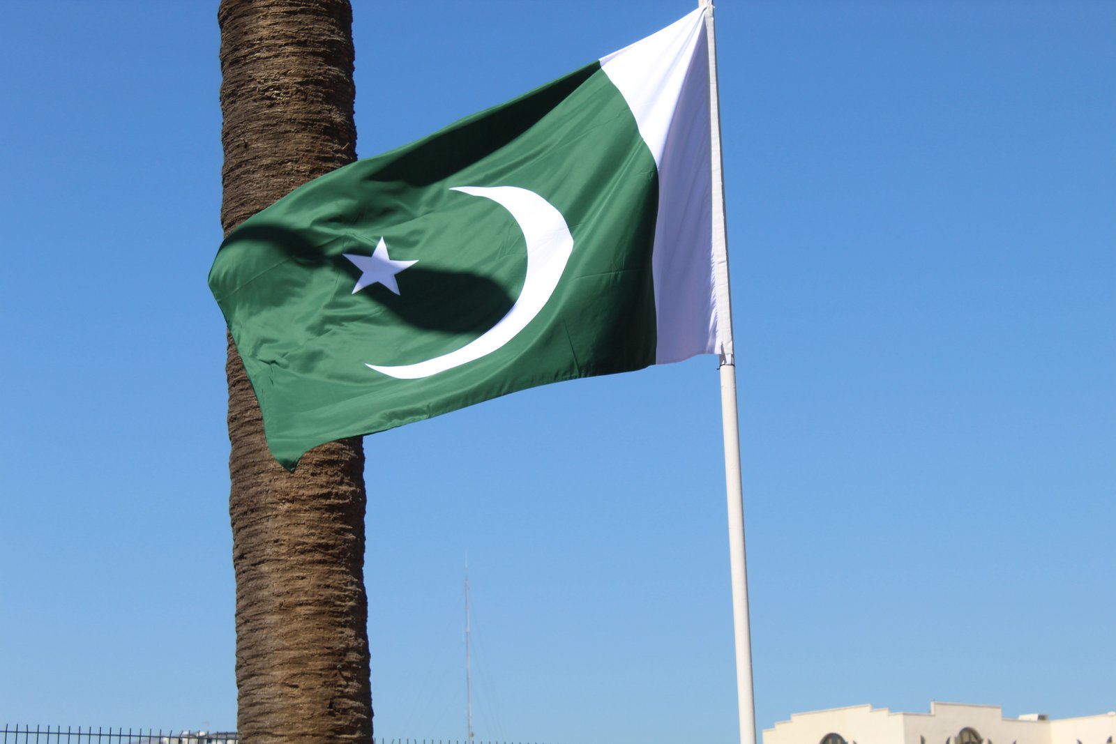 Drapeau national du Pakistan, photo gratuite