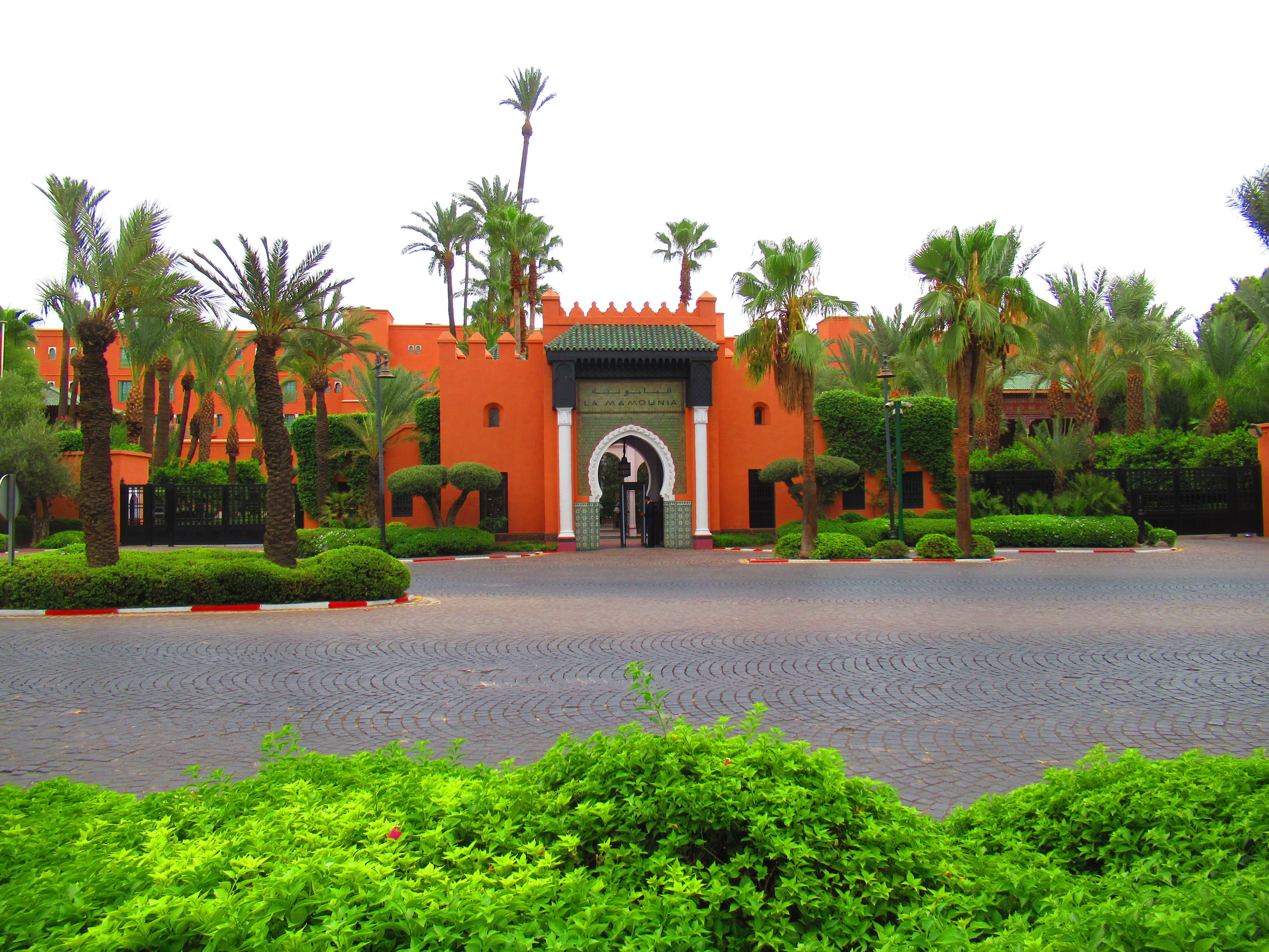 Entrée de la Mamounia à Marrakech