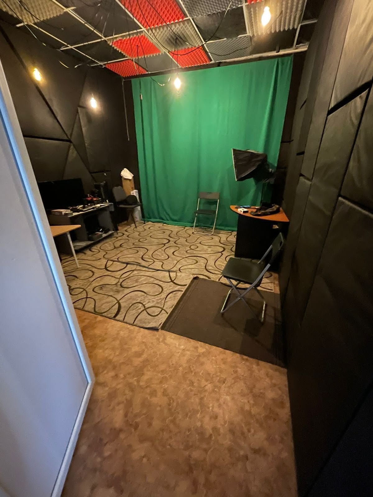 Intérieur d'un studio d'enregistrement photo gratuite