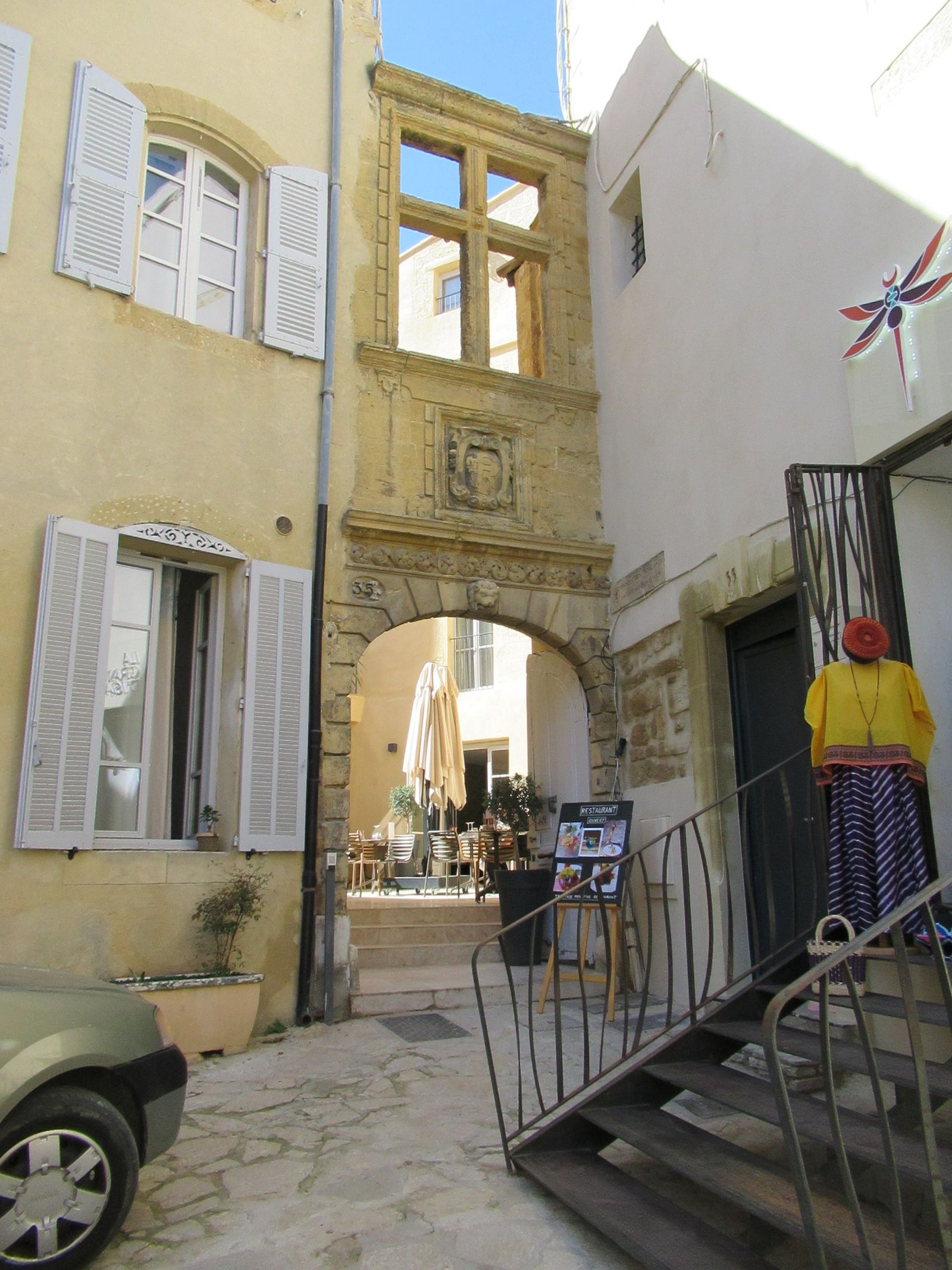 Rue du Moulin d'Isnard à Salon de Provence