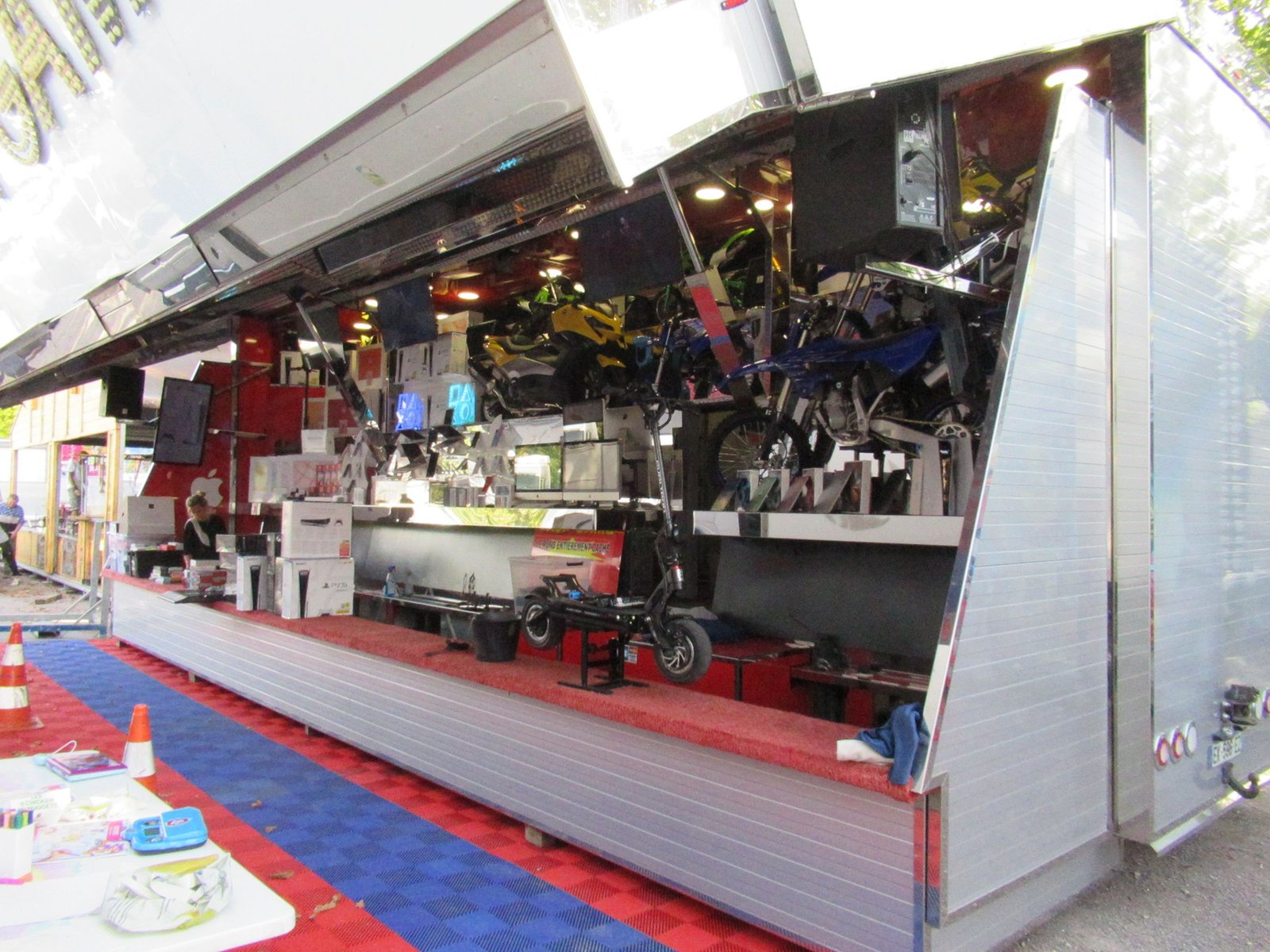 Stand Snipper dans une fête foraine