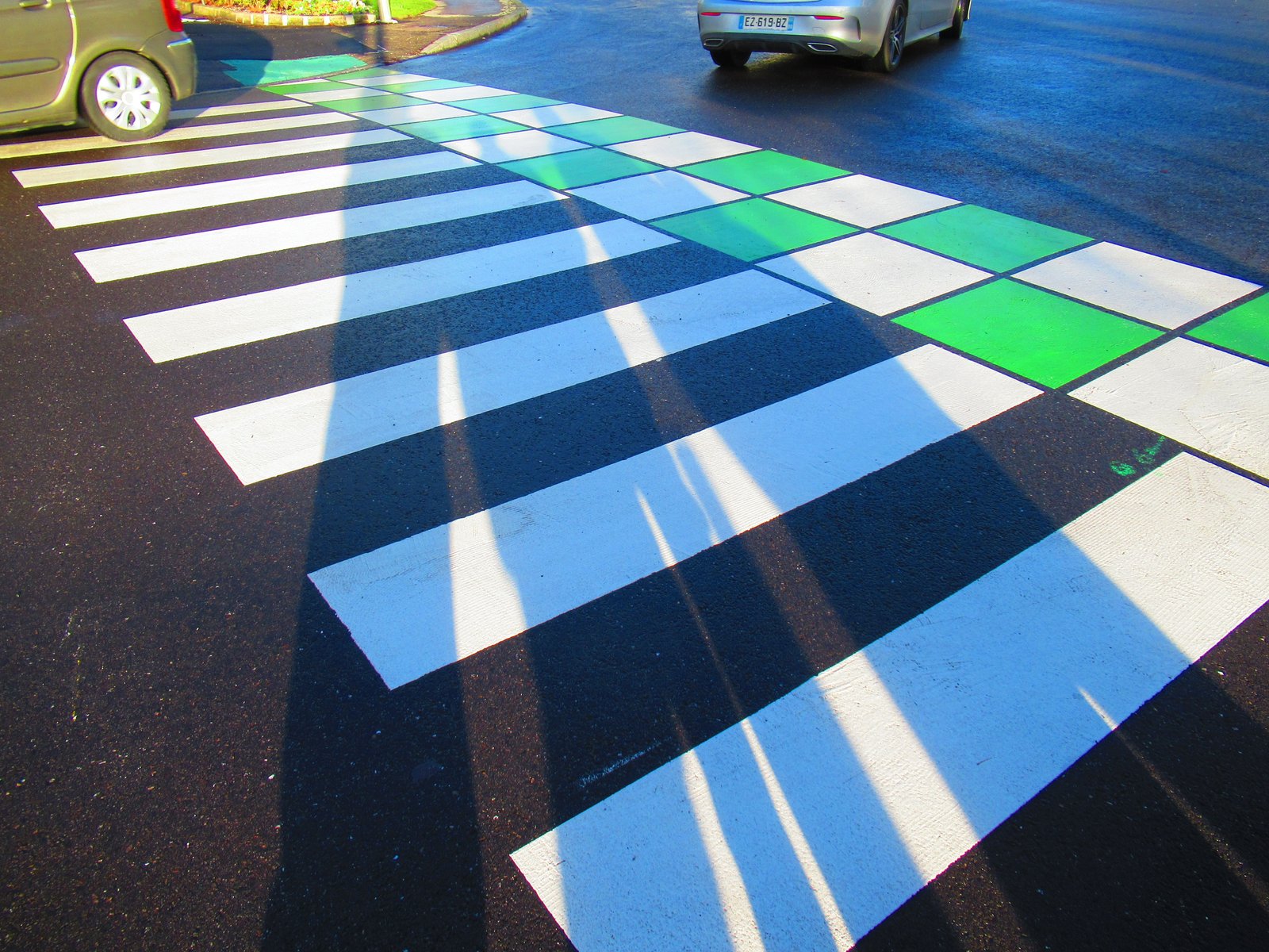 Un passage piéton photo gratuite