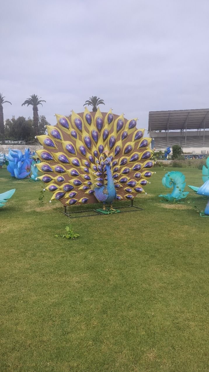 Statue de paon, décoration, festival, photo gratuite