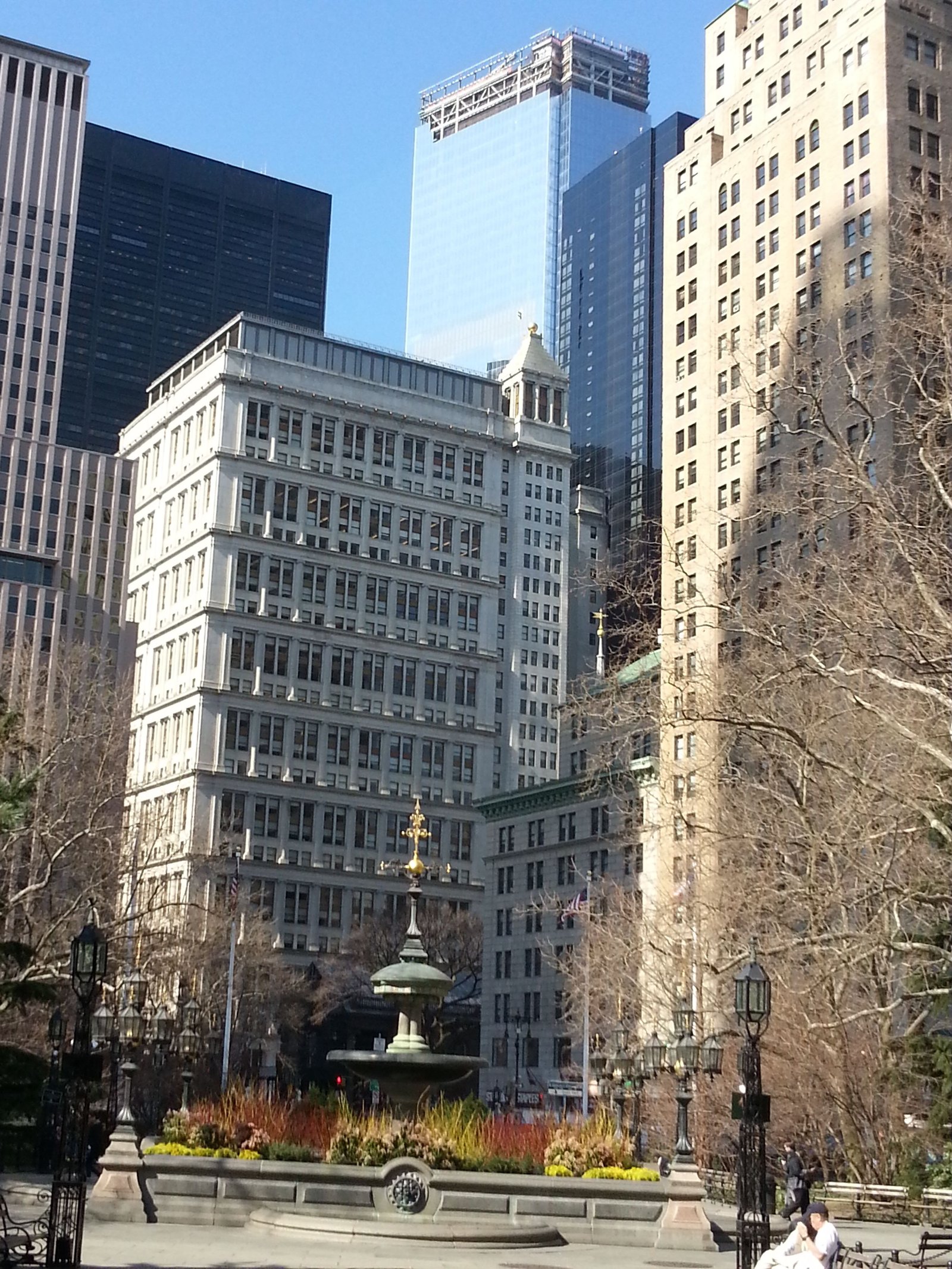 195 Broadway, bâtiment de 29 étages à Broadway dans le quartier financier de Manhattan à New-York, États-Unis, photo gratuite