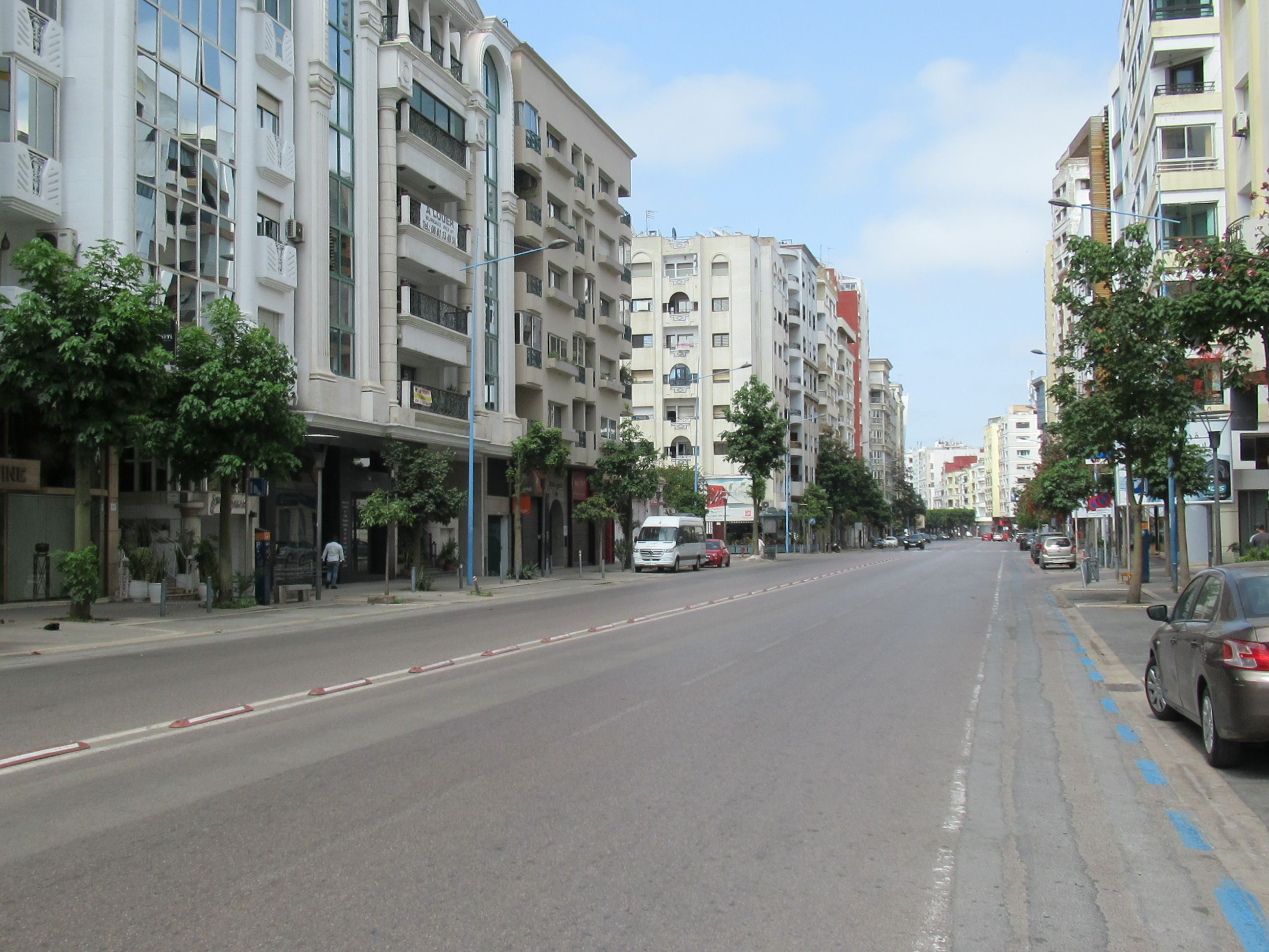 Boulevard Abdellatif Ben Kadour Casablanca sans circulation