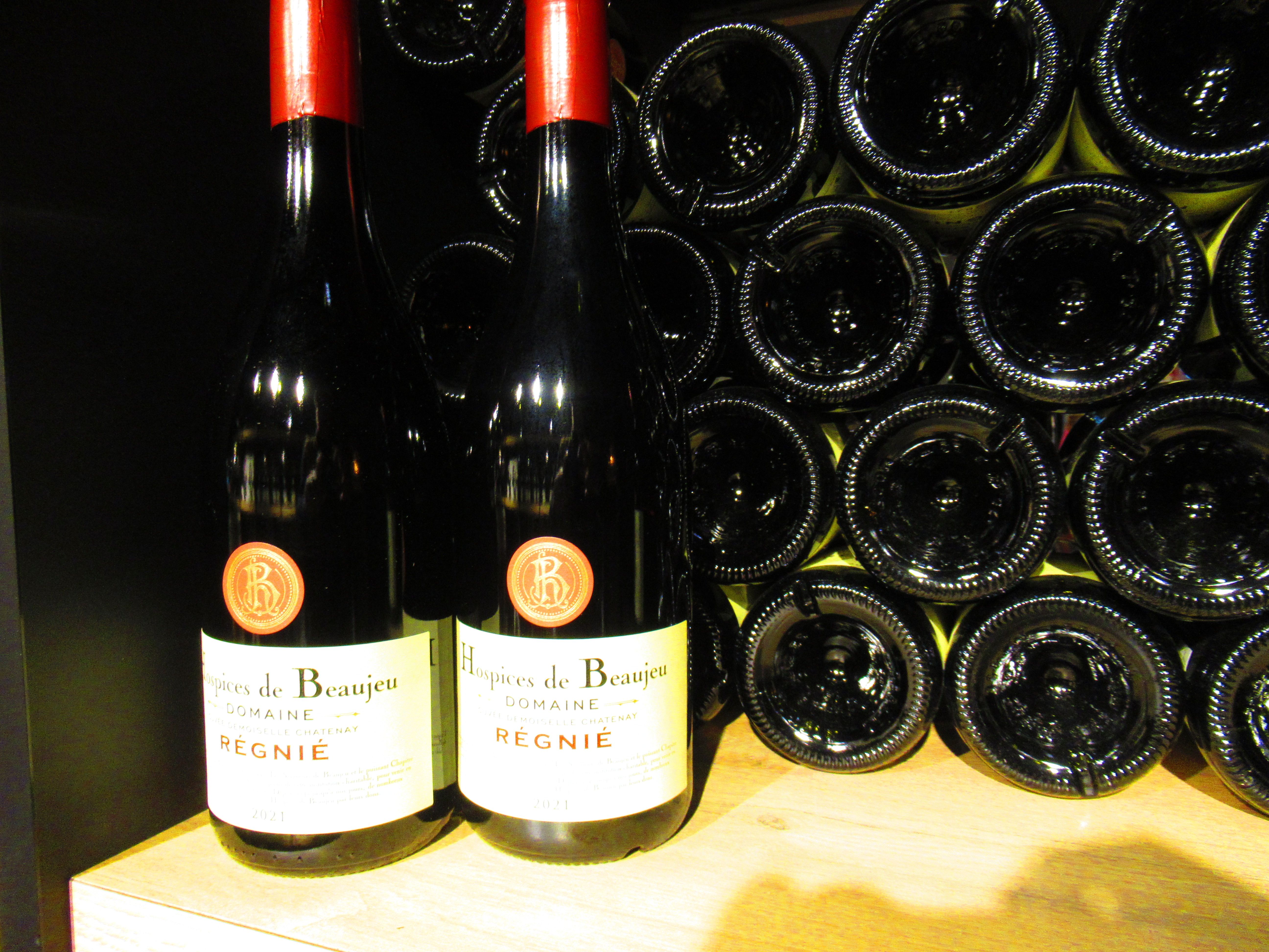 Bouteilles de vin de Bourgogne