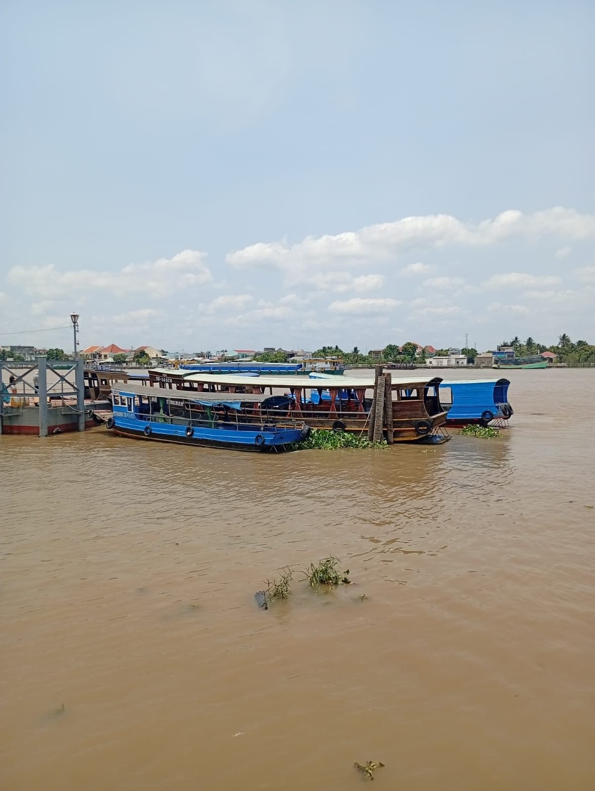 Bateaux sur le fleuve Mékong, Vietnam, photo gratuite