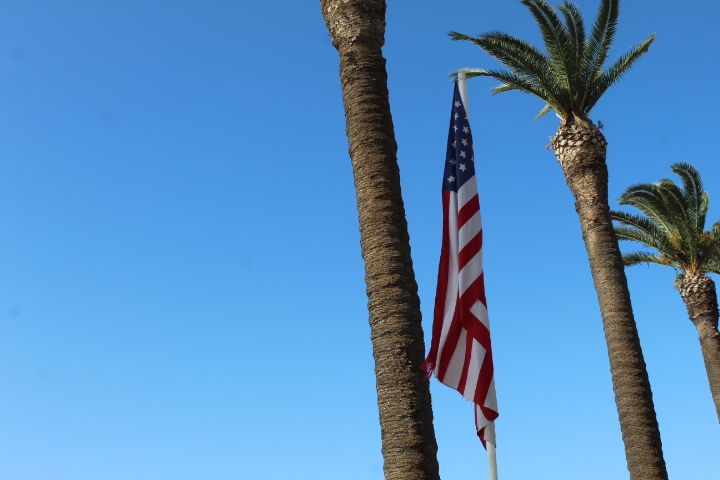 Drapeau américain photo gratuite - Kostenloses Foto der amerikanischen Flagge