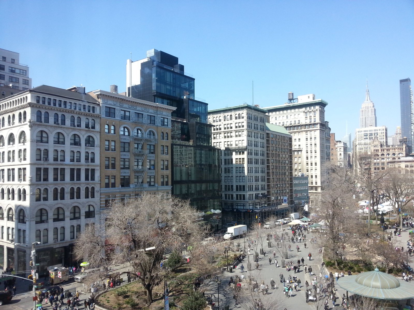 Place des syndicats, parc de l'Union Square à New-York, États-Unis, photo gratuite