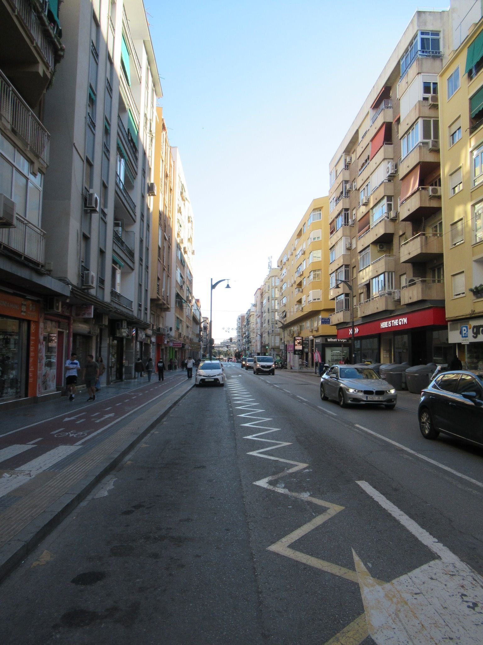Une rue de la ville de Malaga, photo gratuite