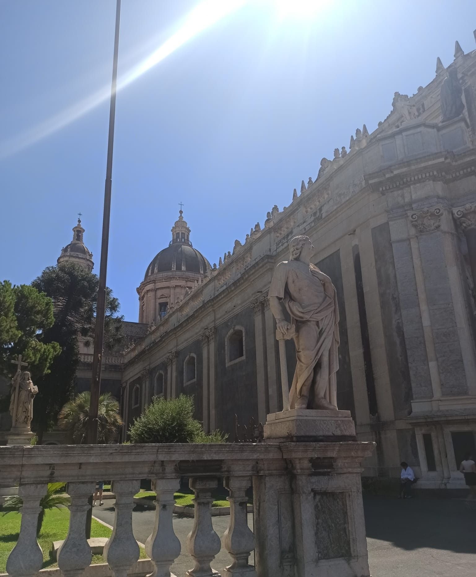 La Cathédrale métropolitaine de Sainte-Agathe à Catane, en Sicile, Italie, photo gratuite