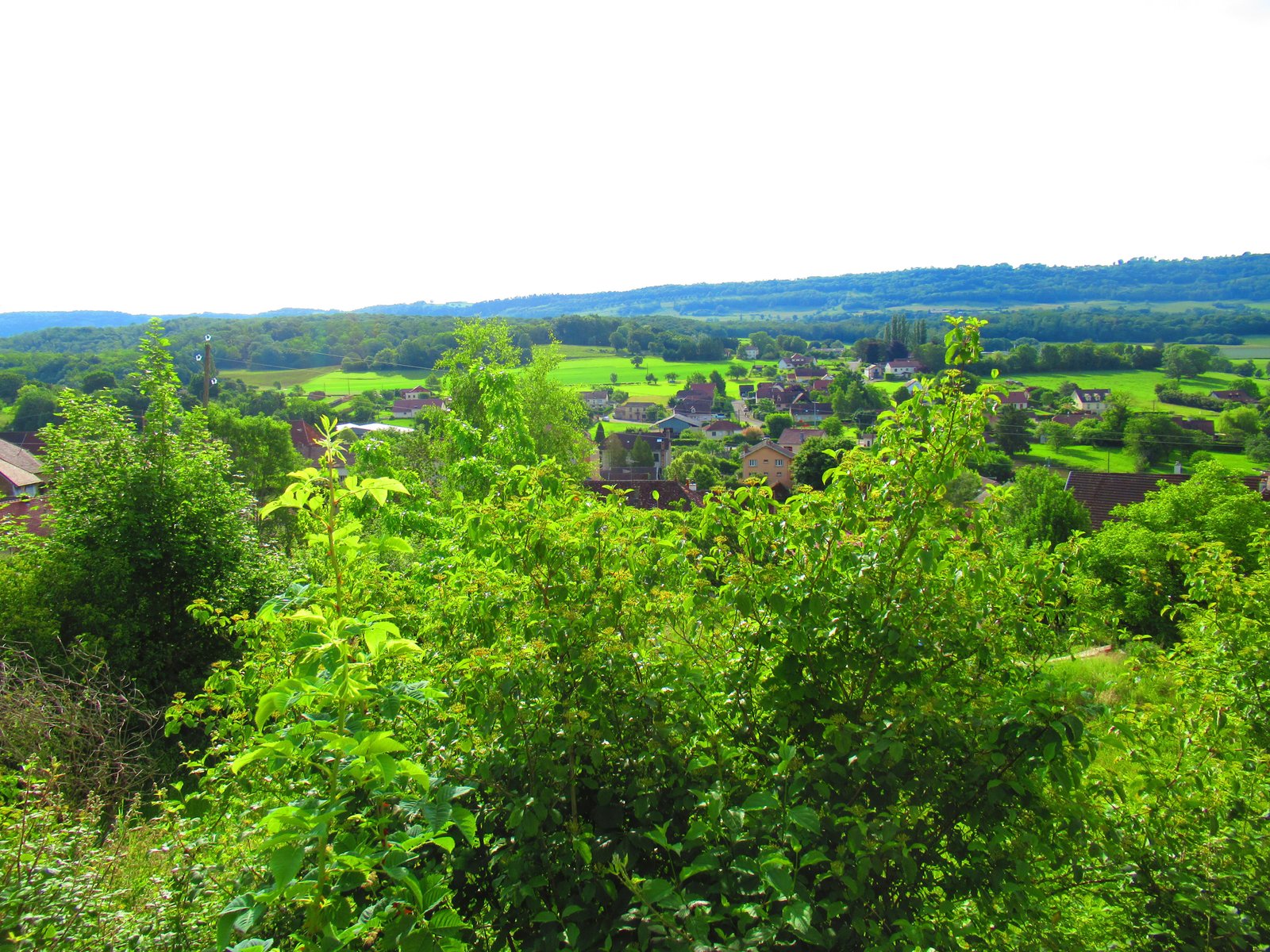 Une vue panoramique d'un paysage rural, campagne, photo gratuite