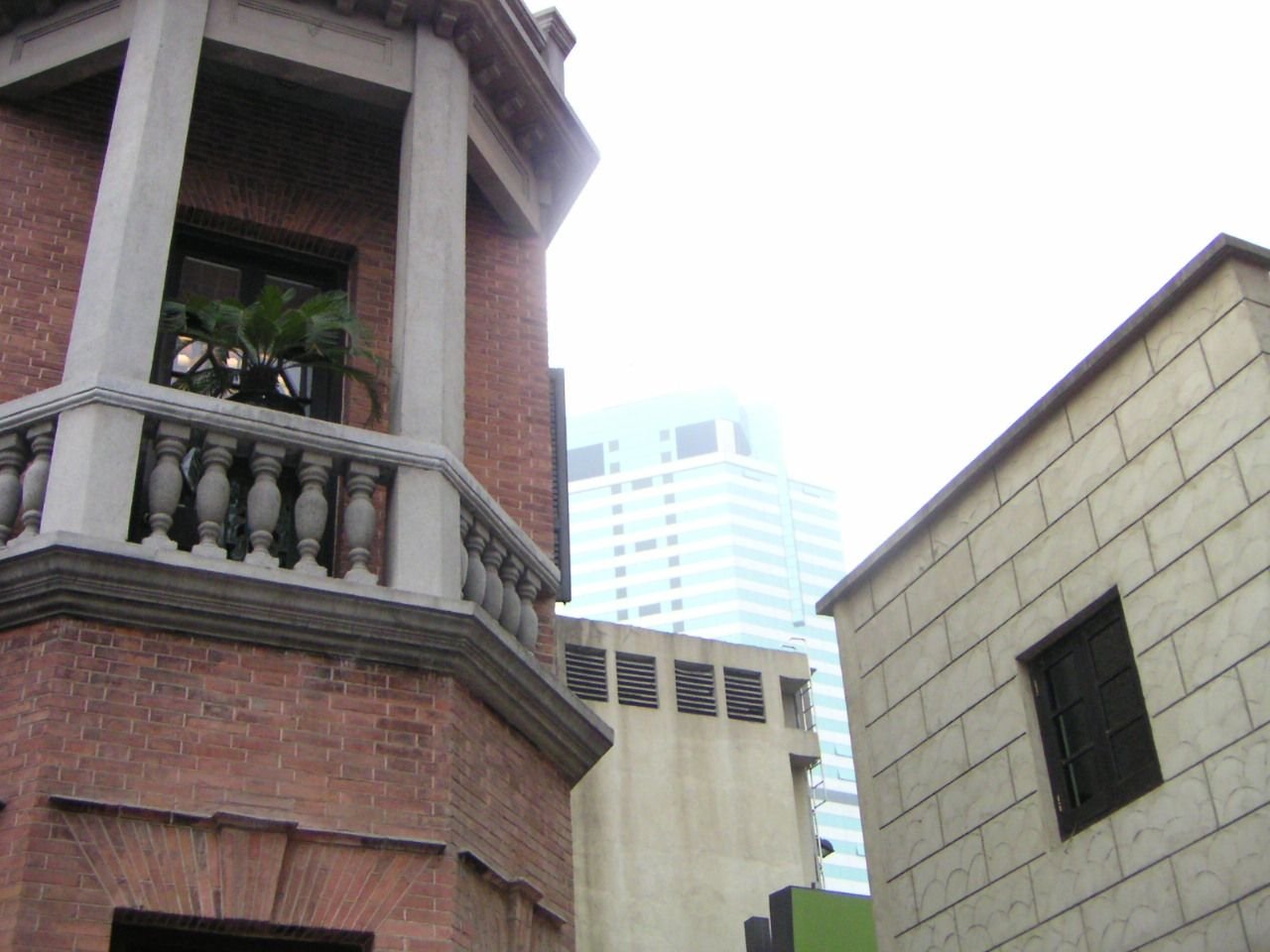 Façade de la maison coloniale, étage, Chine, Asie photo gratuite