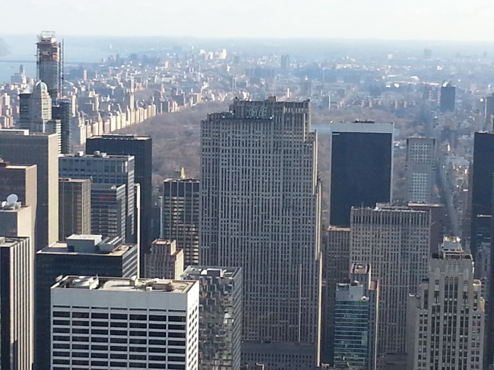 Immeuble GE Building, gratte-ciel, ville, New-York, Etats-Unis, photo gratuite