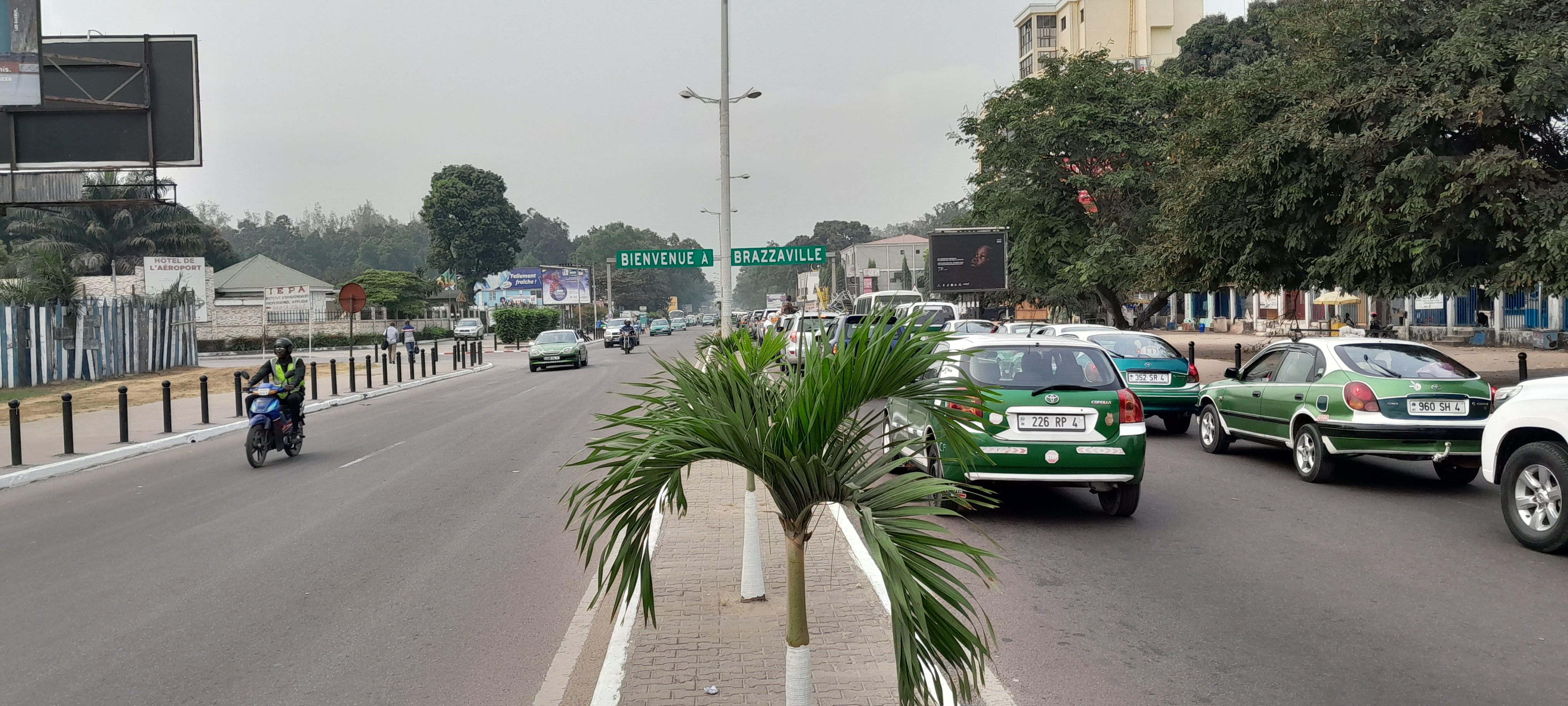 Circulation à l'entrée de Brazzaville Congo