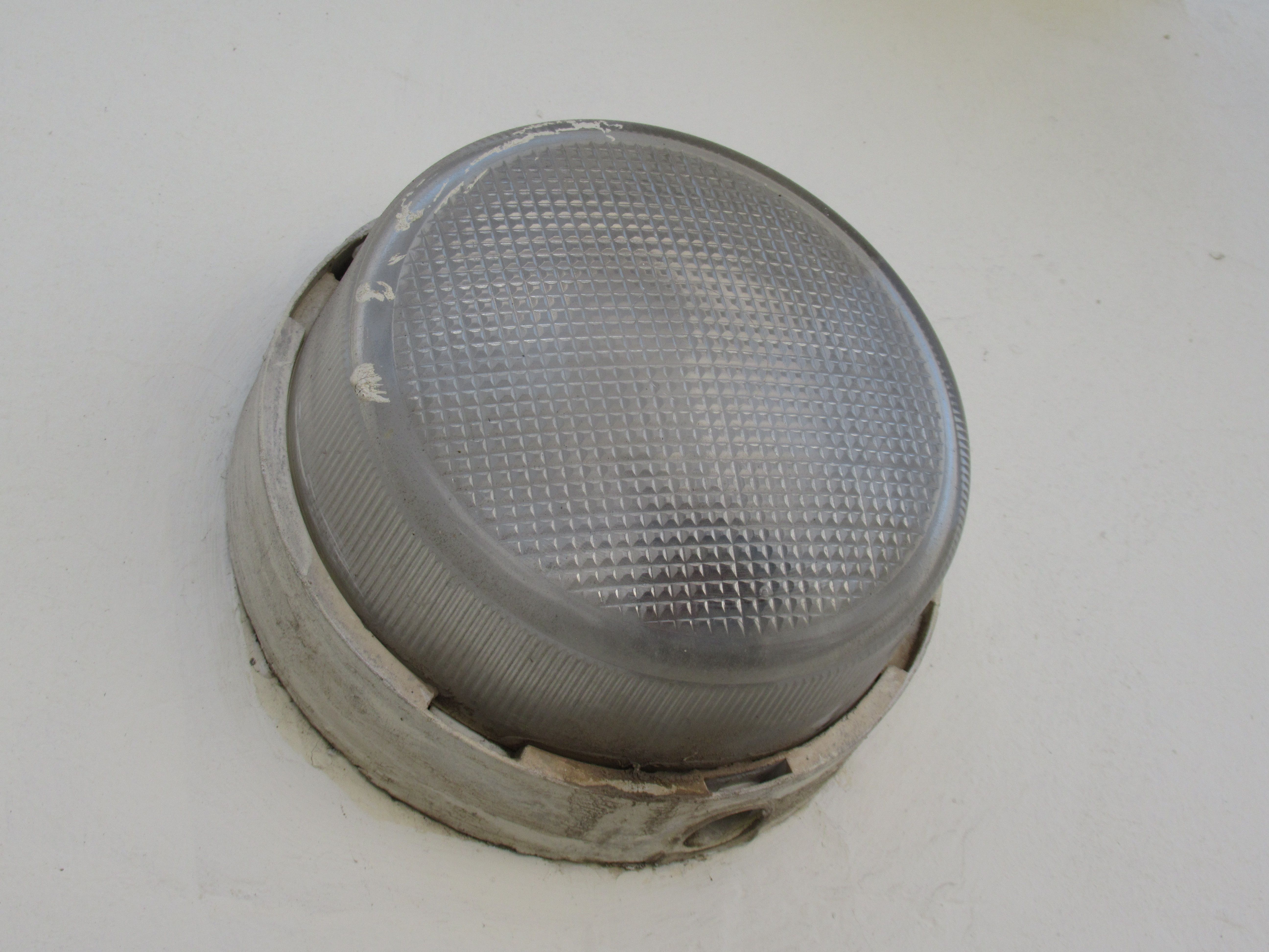 lampe Plafonnier vintage style Holophane