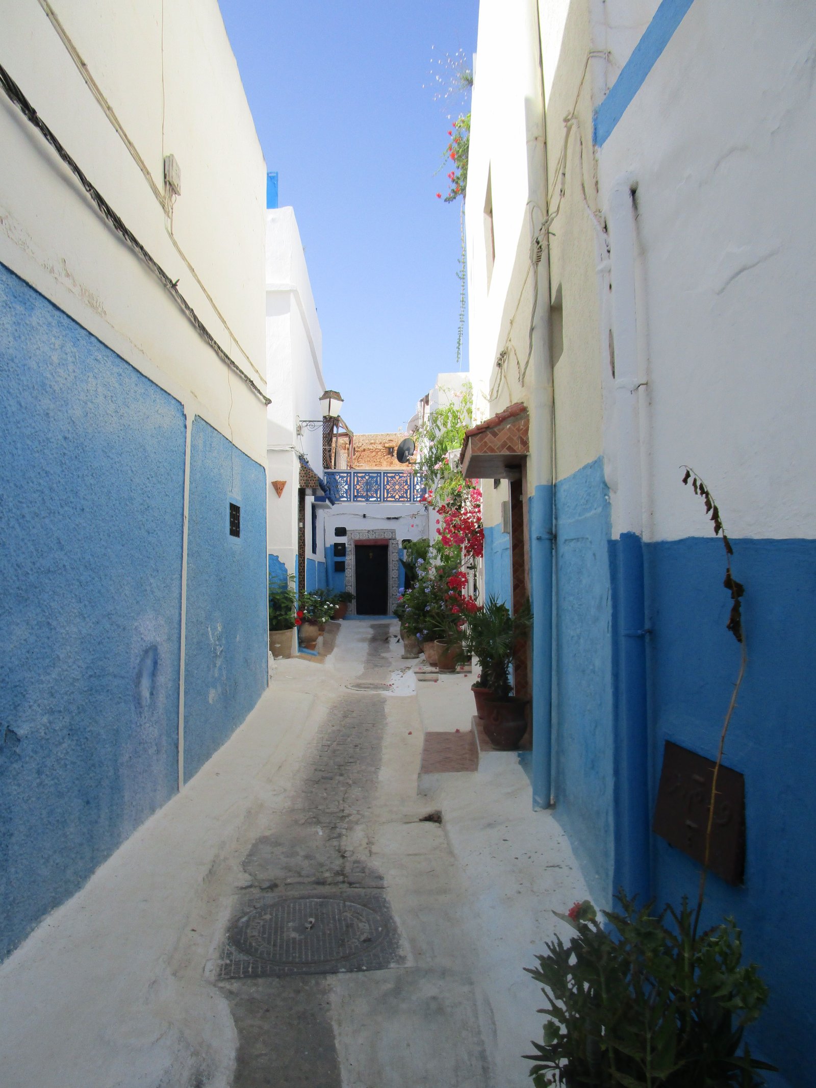Maisons à la Kasbah des Oudayas à Rabat au Maroc