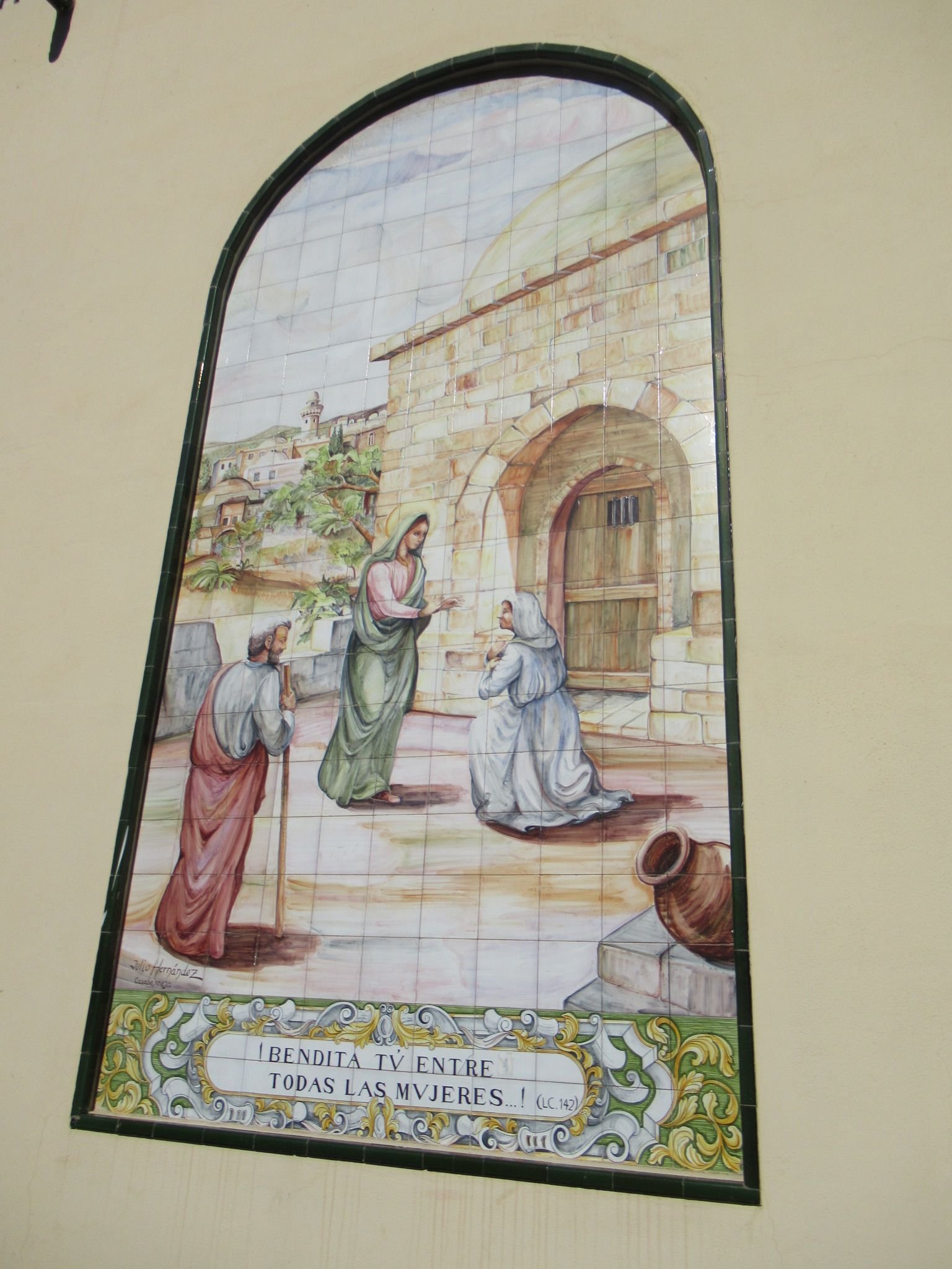 Une peinture murale, une œuvre d'art religieuse, photo gratuite