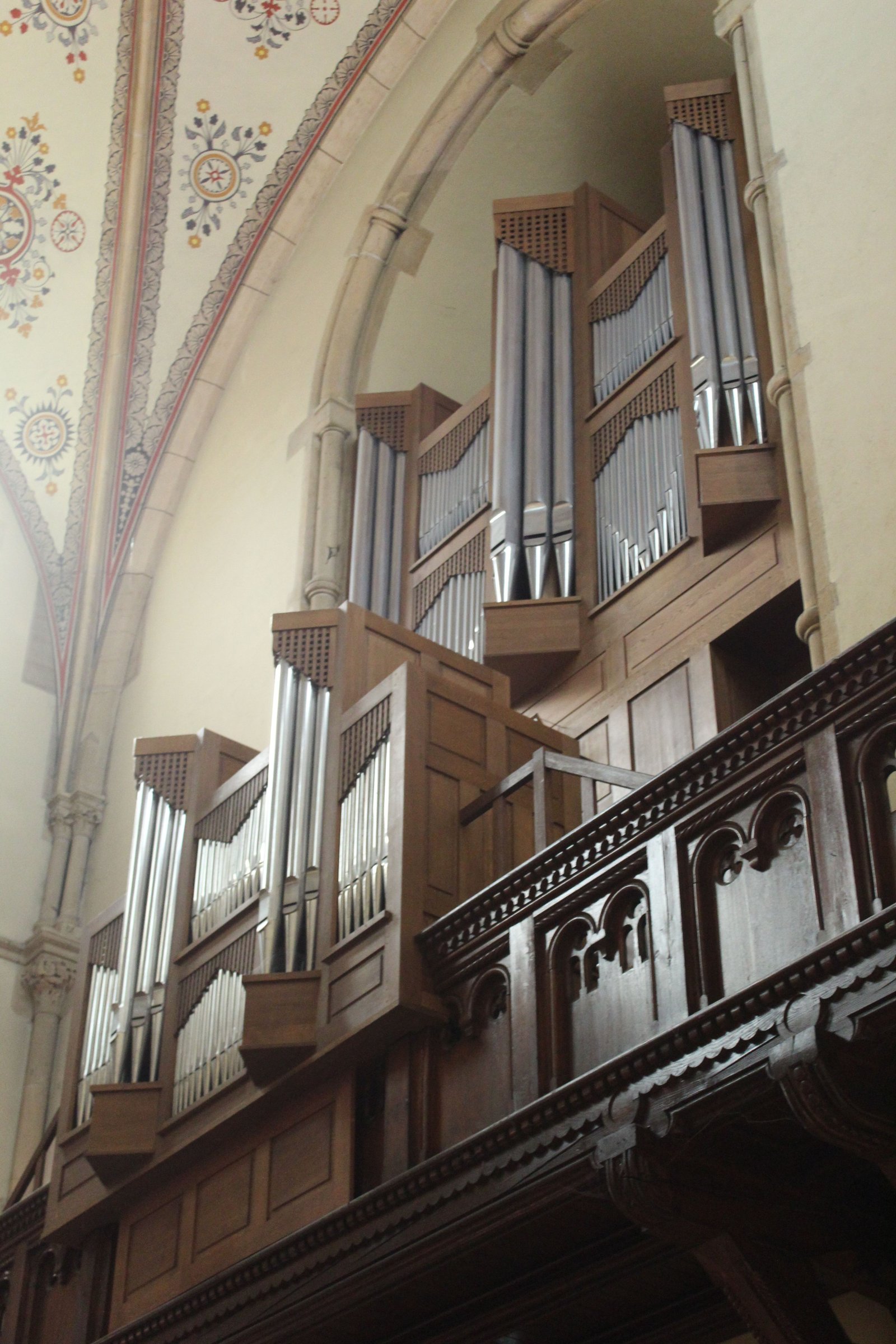 Grand orgue à tuyaux de l'église Saint Joseph de Montigny-les-Metz, photo gratuite