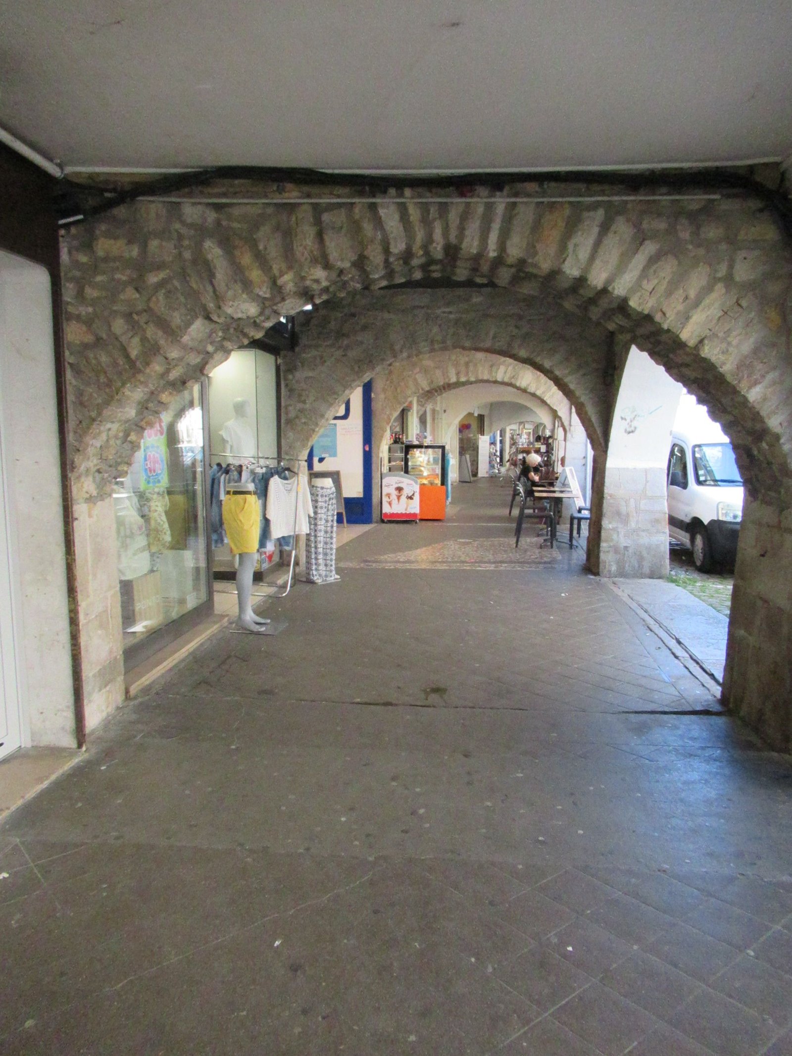 Rue du commerce à Lons-le-Saunier