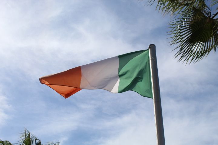 Drapeau national de l'Irlande photo gratuite - Nationalflagge von Irland, kostenloses Foto