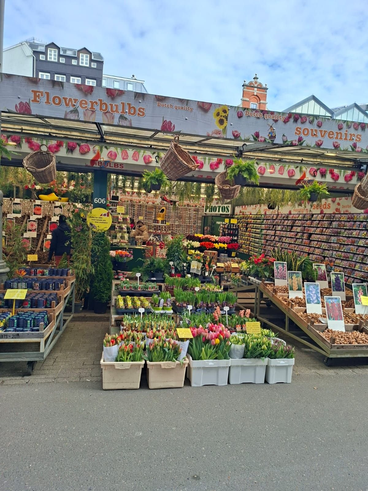 Marché aux fleurs d'Amsterdam, photo gratuite