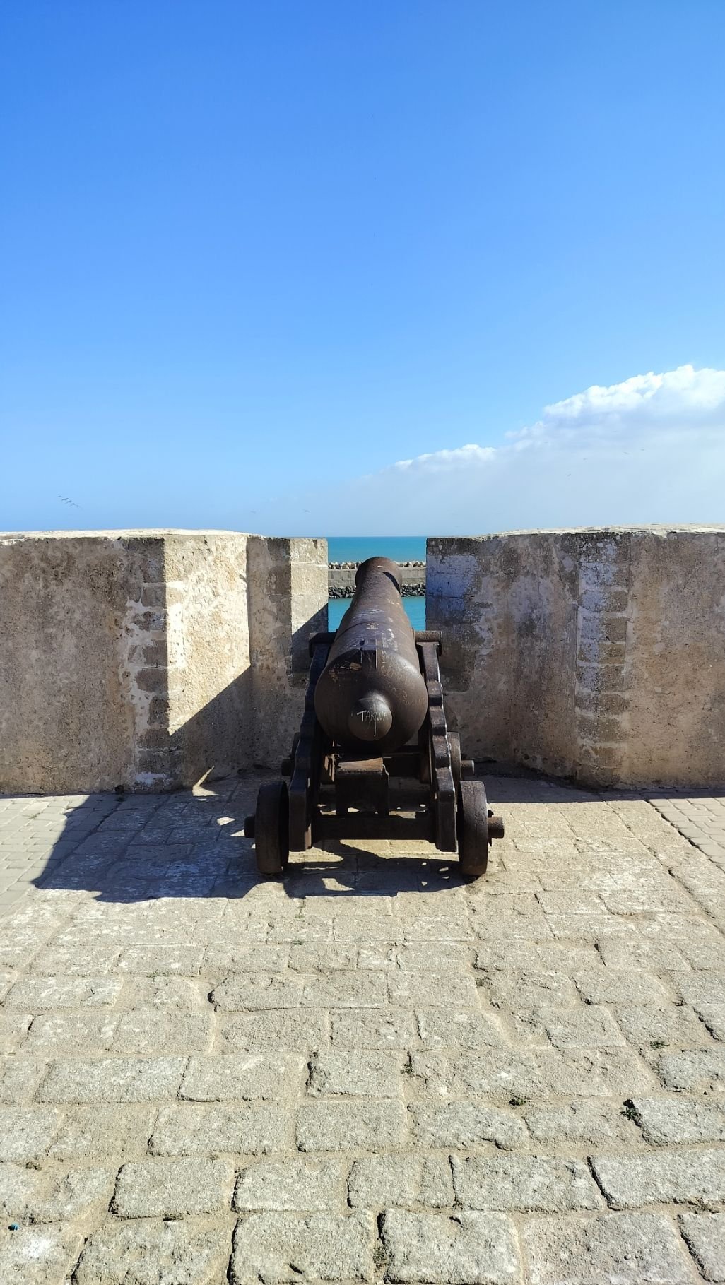 Canon à Essaouira au Maroc