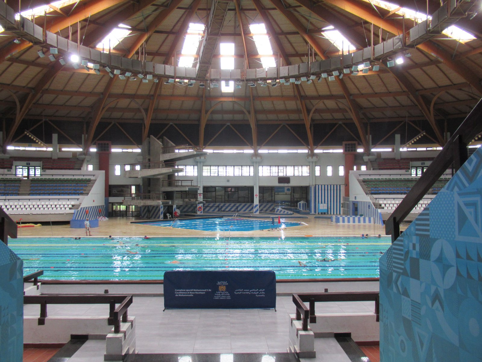 Salle de natation, piscine à Casablanca au Maroc