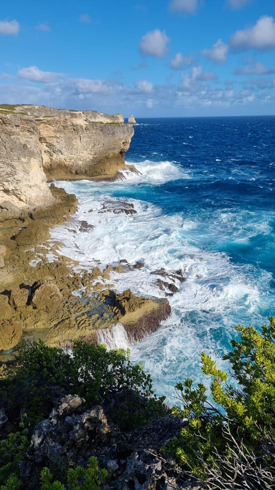 Lagon de la Porte d'Enfer en Guadeloupe